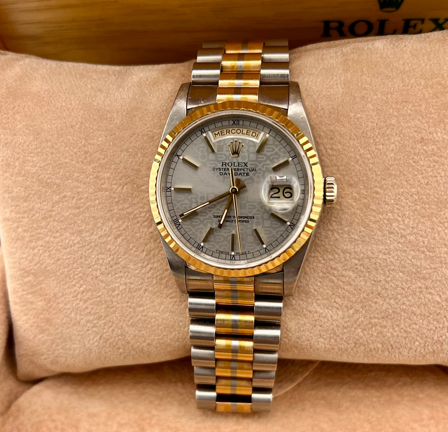 Rolex Day-Date 36mm 18239B Tridor 1989 top condition only watch