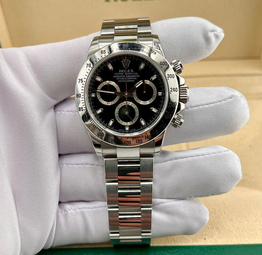 Rolex Daytona 116520 Black Dial 2009 Ser V , only watch , No Paper Rolex No Box