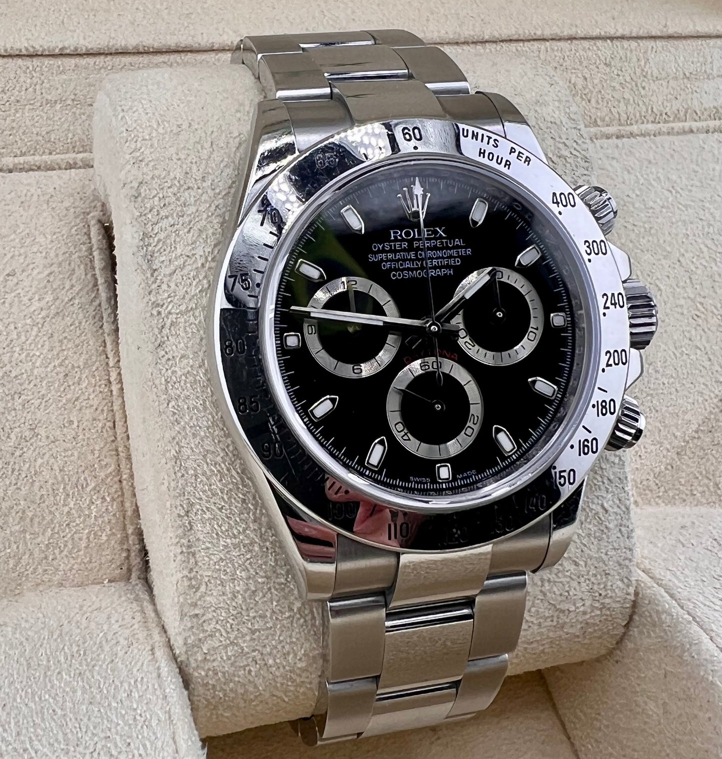 Rolex Daytona 116520 Black Dial 2009 Ser V , only watch , No Paper Rolex No Box