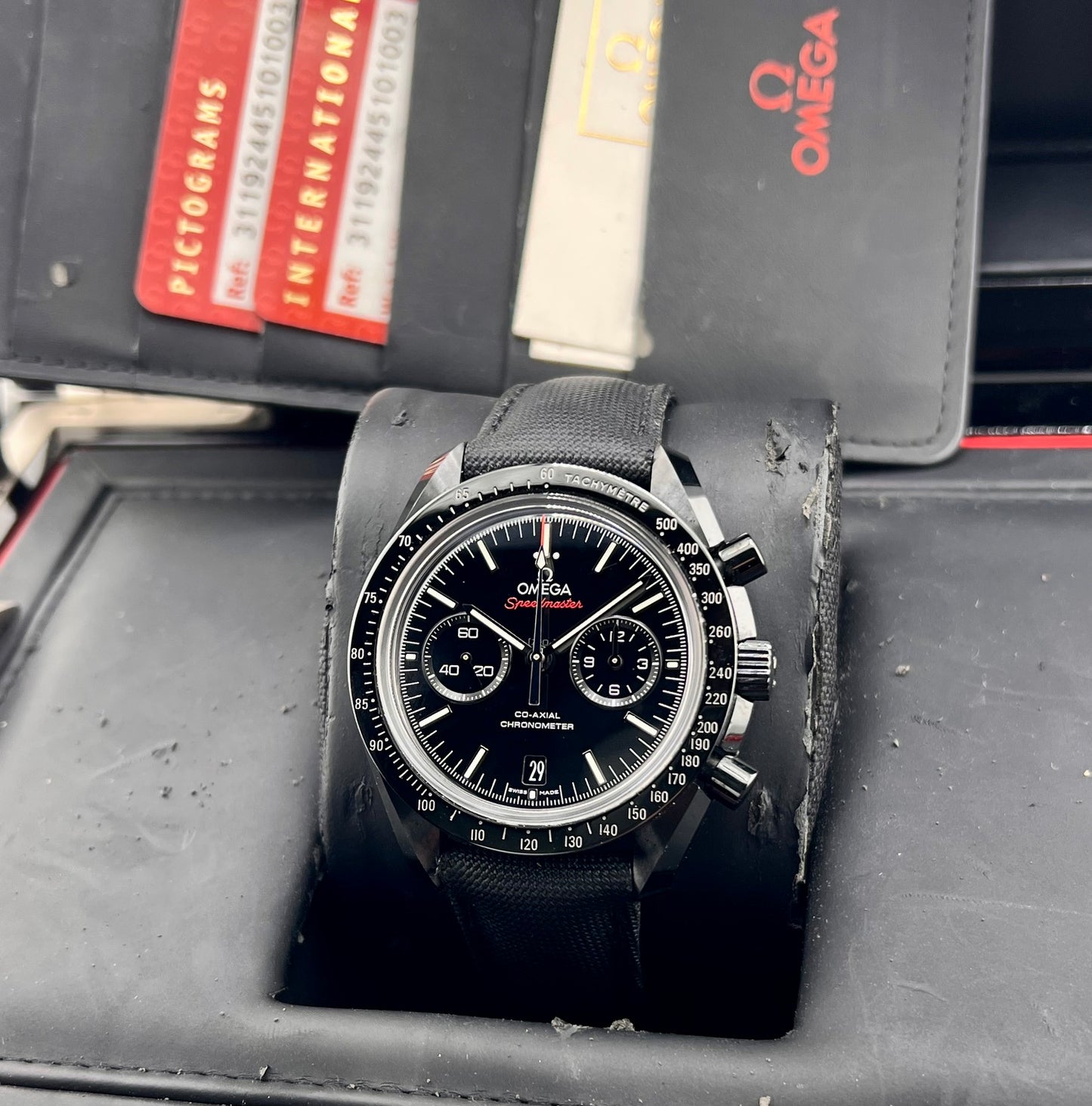 Omega Speedmaster Dark Side Of The Moon 2015 Full Set Ita