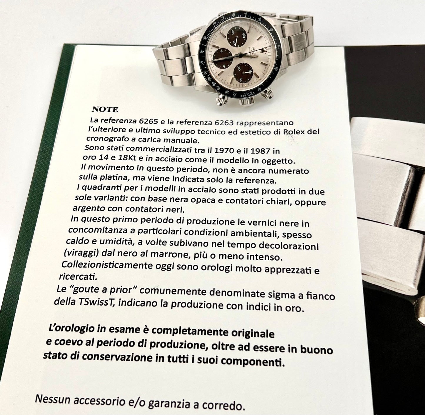 Rolex Daytona 6263 Brown 1973 37mm Expertise