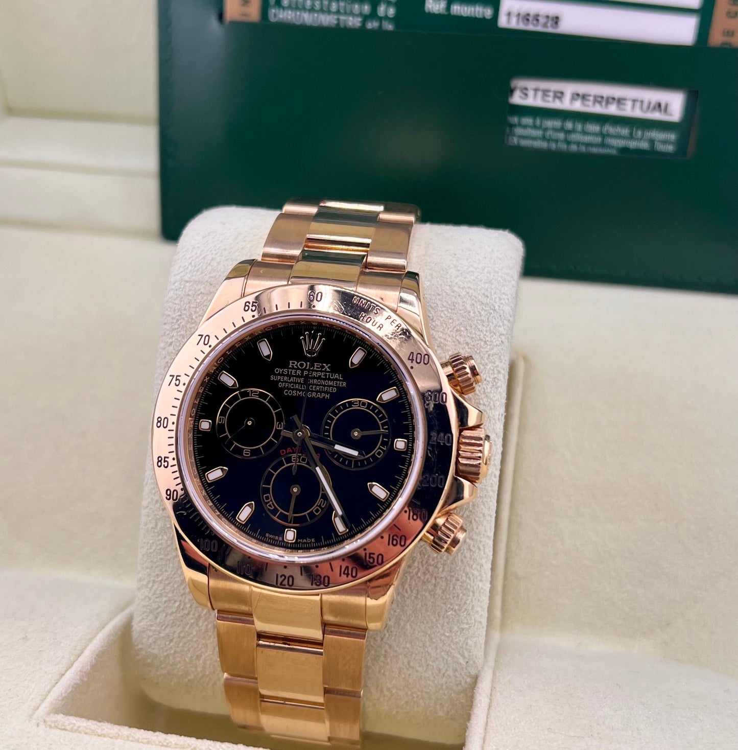 Rolex Daytona 116528 Black Dial 2008 Full Set (Germania)