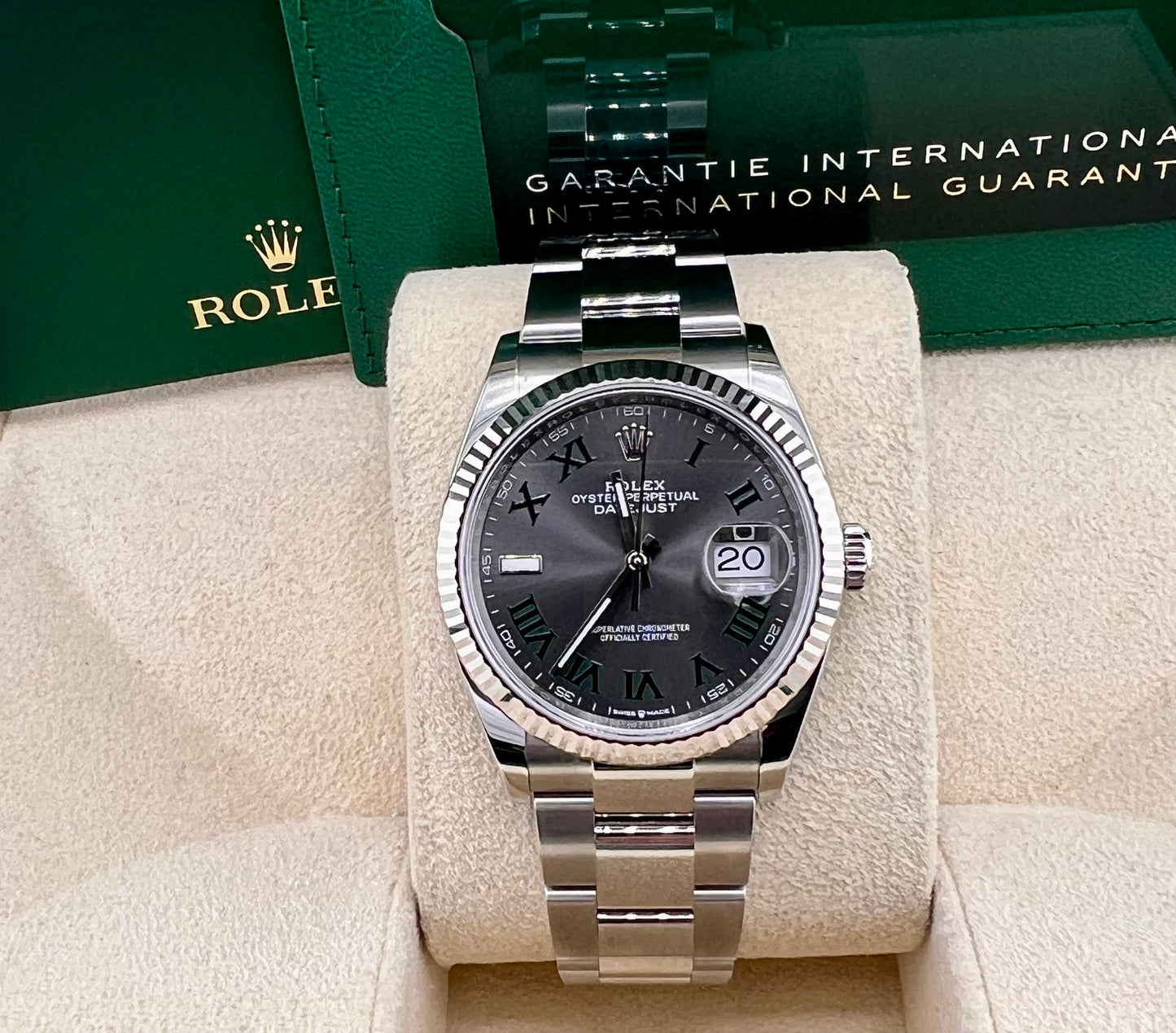 Rolex Datejust 36mm 126234 Wimbledon Oyster 2025 like new
