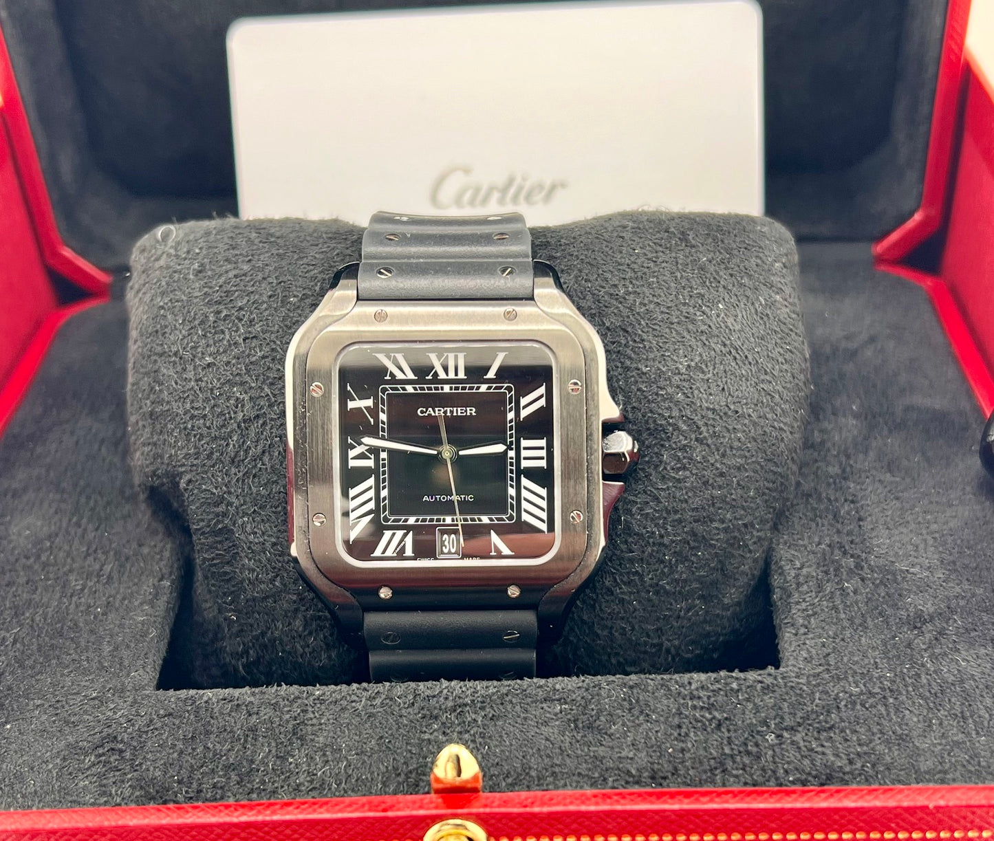 Cartier Santos De Cartier WSSA0039 Black 2024 like new