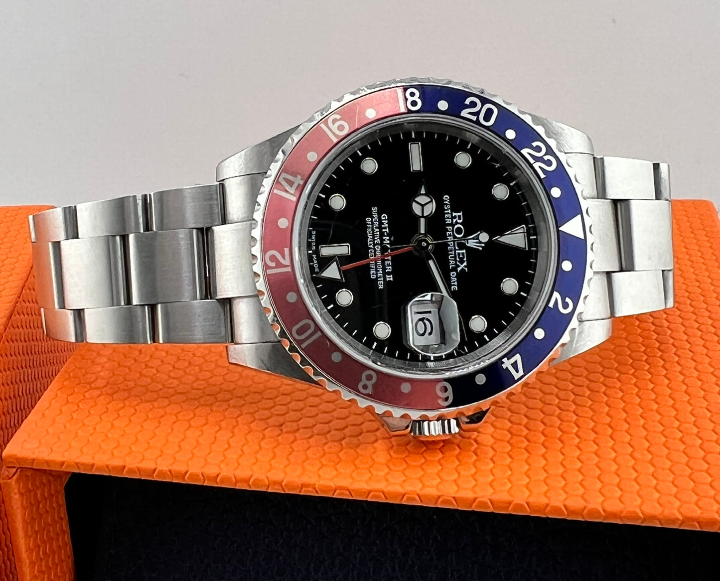 Rolex GMT-Master II 16710 ''Pepsi'' SEL No holes 2004 Only Watch solo orologio