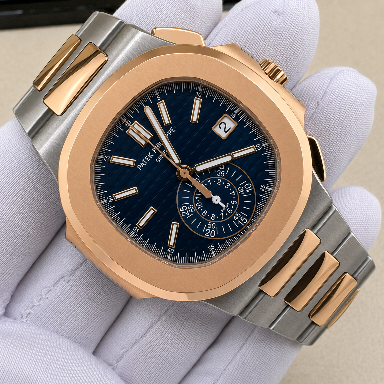 Patek Philippe Nautilus 5980/1AR blue dial 2023 like new full set