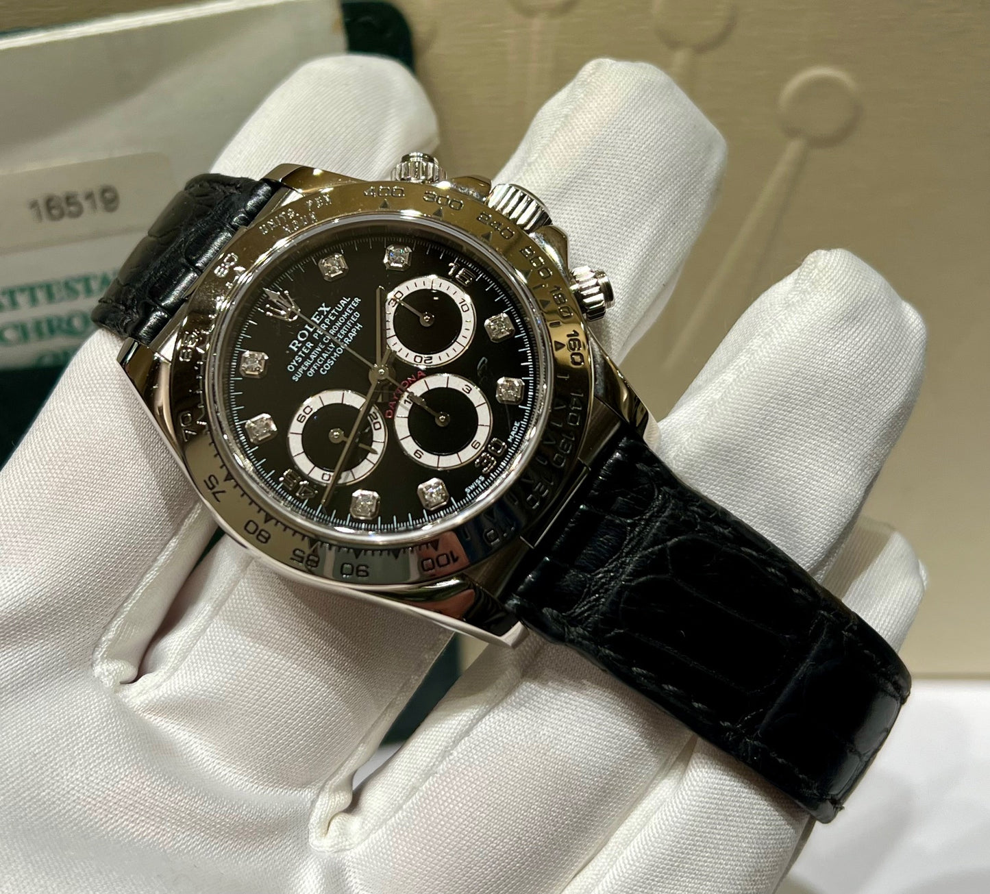 Rolex Daytona 16519 Black Diamond Index 1999 (CH)