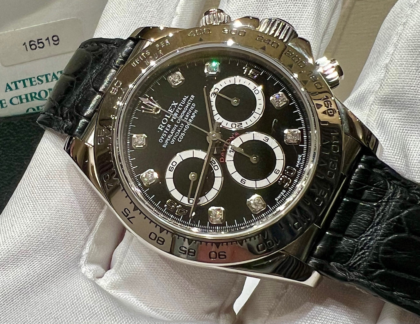Rolex Daytona 16519 Black Diamond Index 1999 (CH)