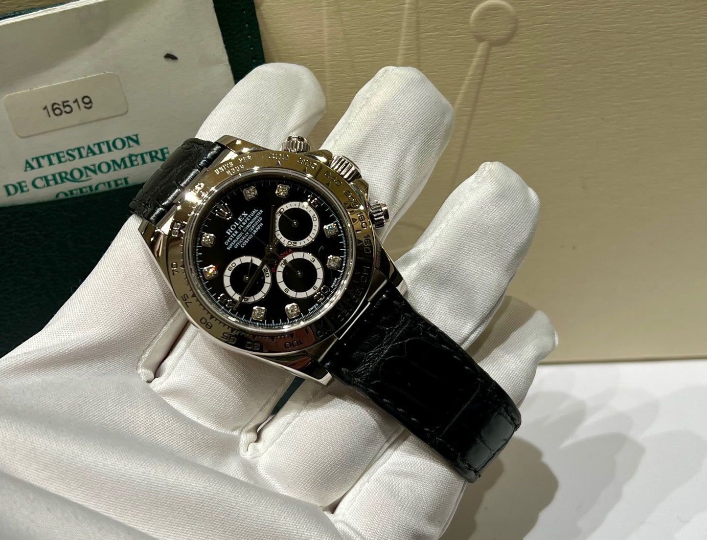 Rolex Daytona 16519 Black Diamond Index 1999 (CH)