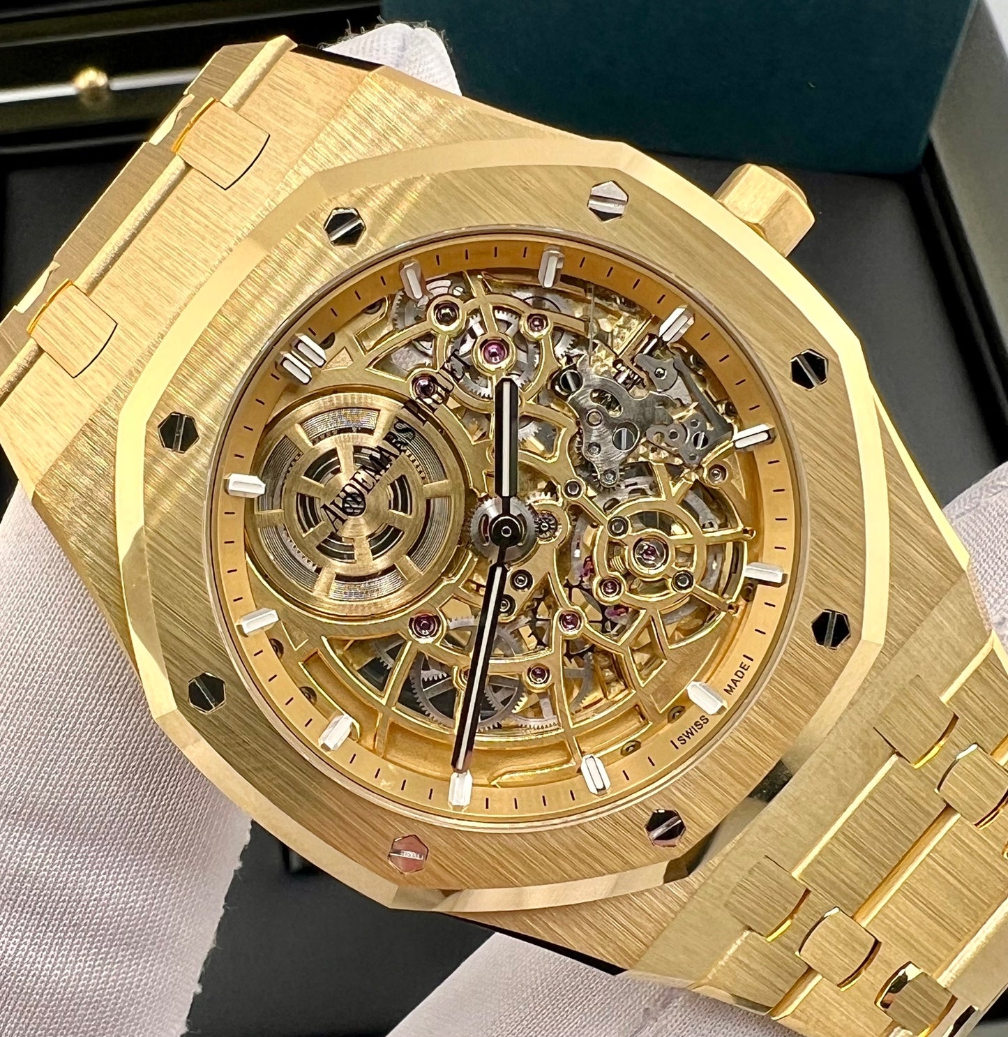 Audemars Piguet "jumbo" Extra-thin Openworked Royal Oak 16204BA 2025 NEW 39mm