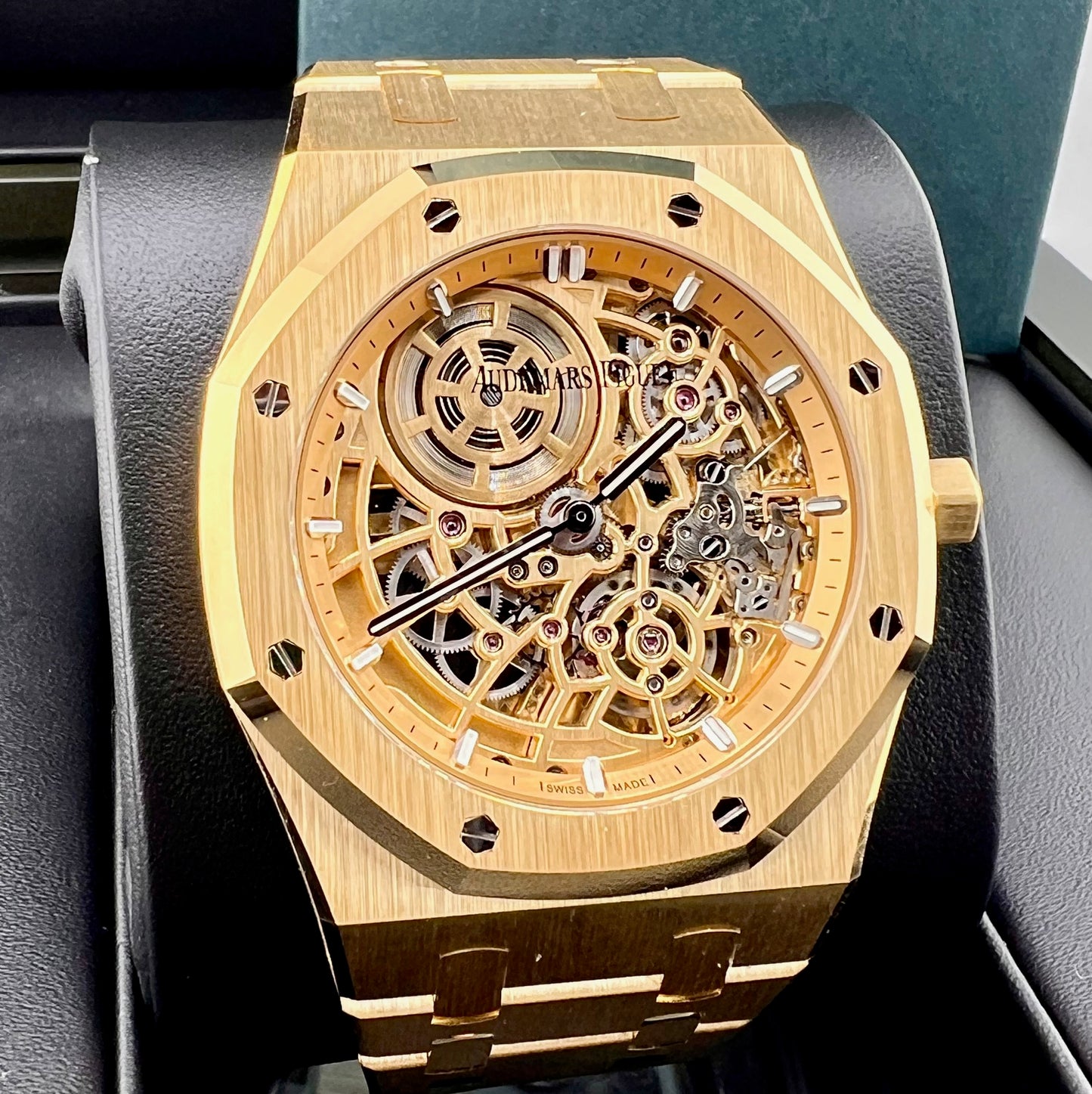 Audemars Piguet "jumbo" Extra-thin Openworked Royal Oak 16204BA 2025 NEW 39mm