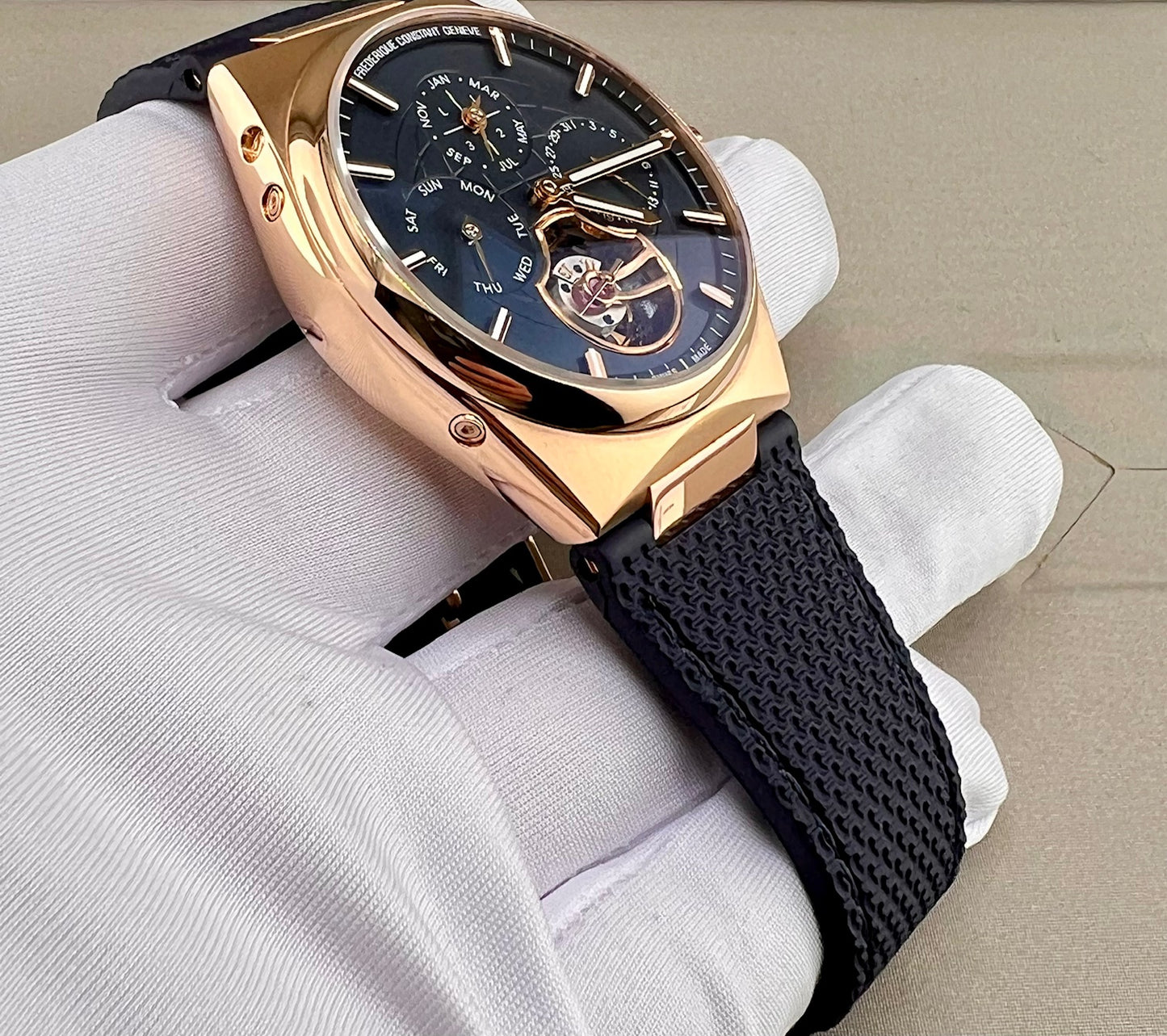 Frederique Constant Highlife Tourbillon Perpetual Calendar Manufacture Rose gold new 2025
