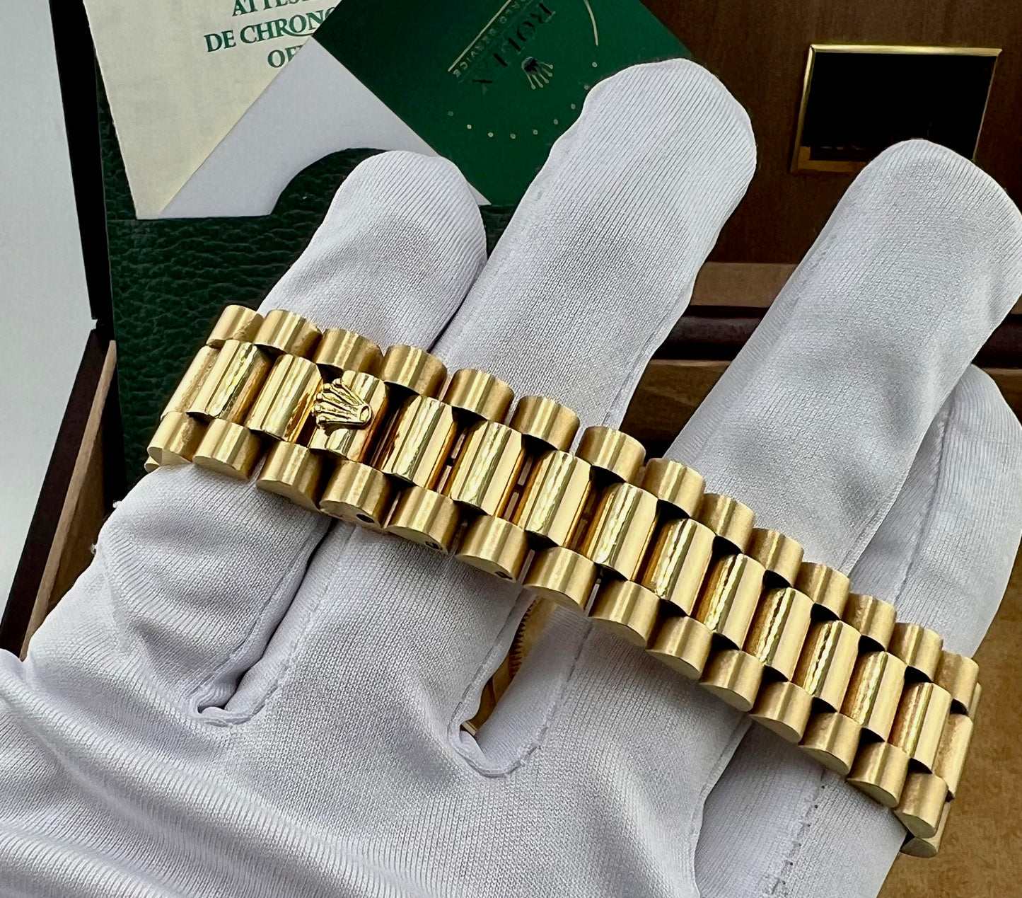 Rolex Day-Date 36mm 18238 Lapislazuli Dial 1990 Box&Paper