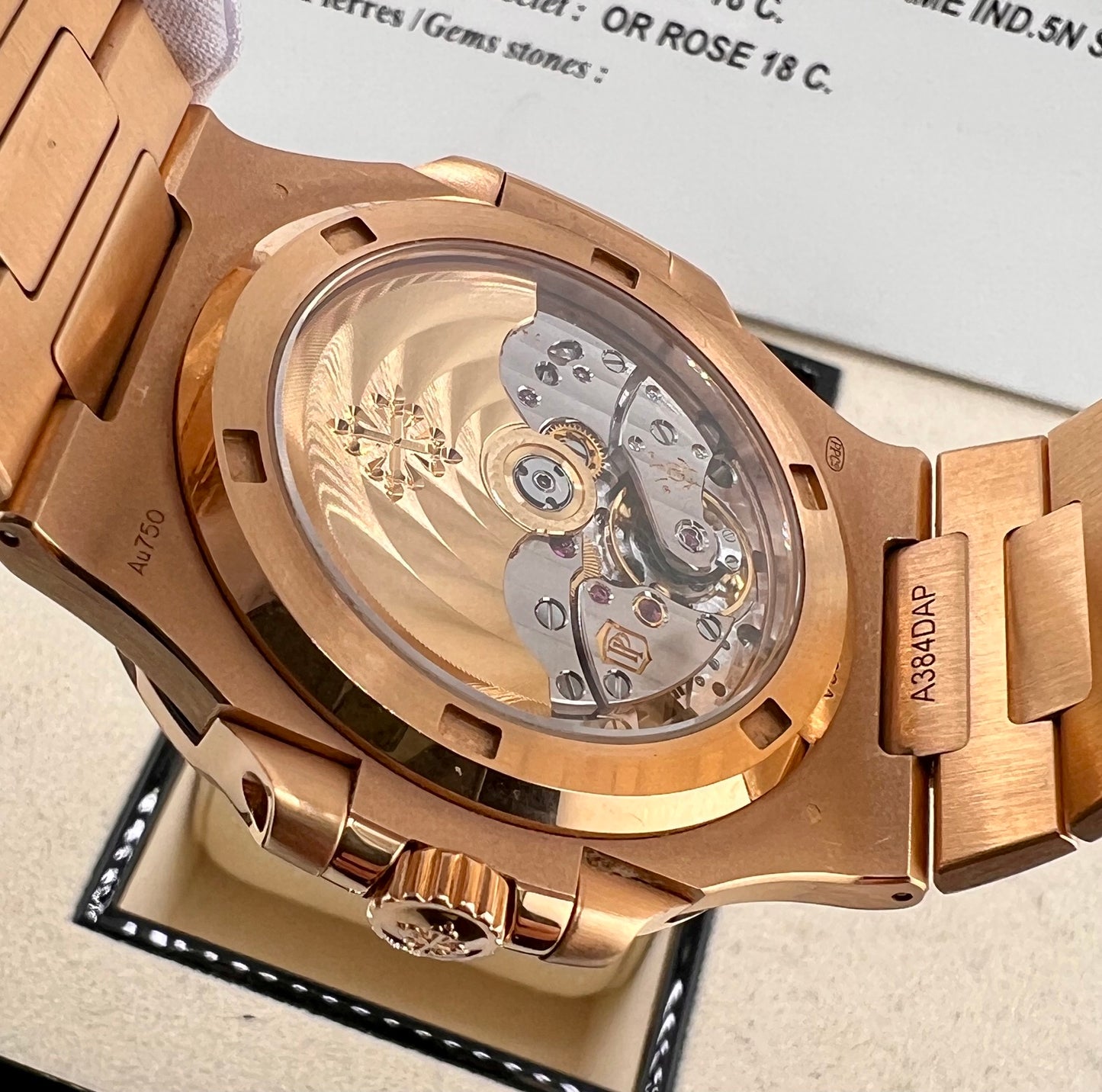 Patek Philippe Nautilus 5711/1R Box&Paper ''chocolate'' Cal. 330 like new Ita 2021