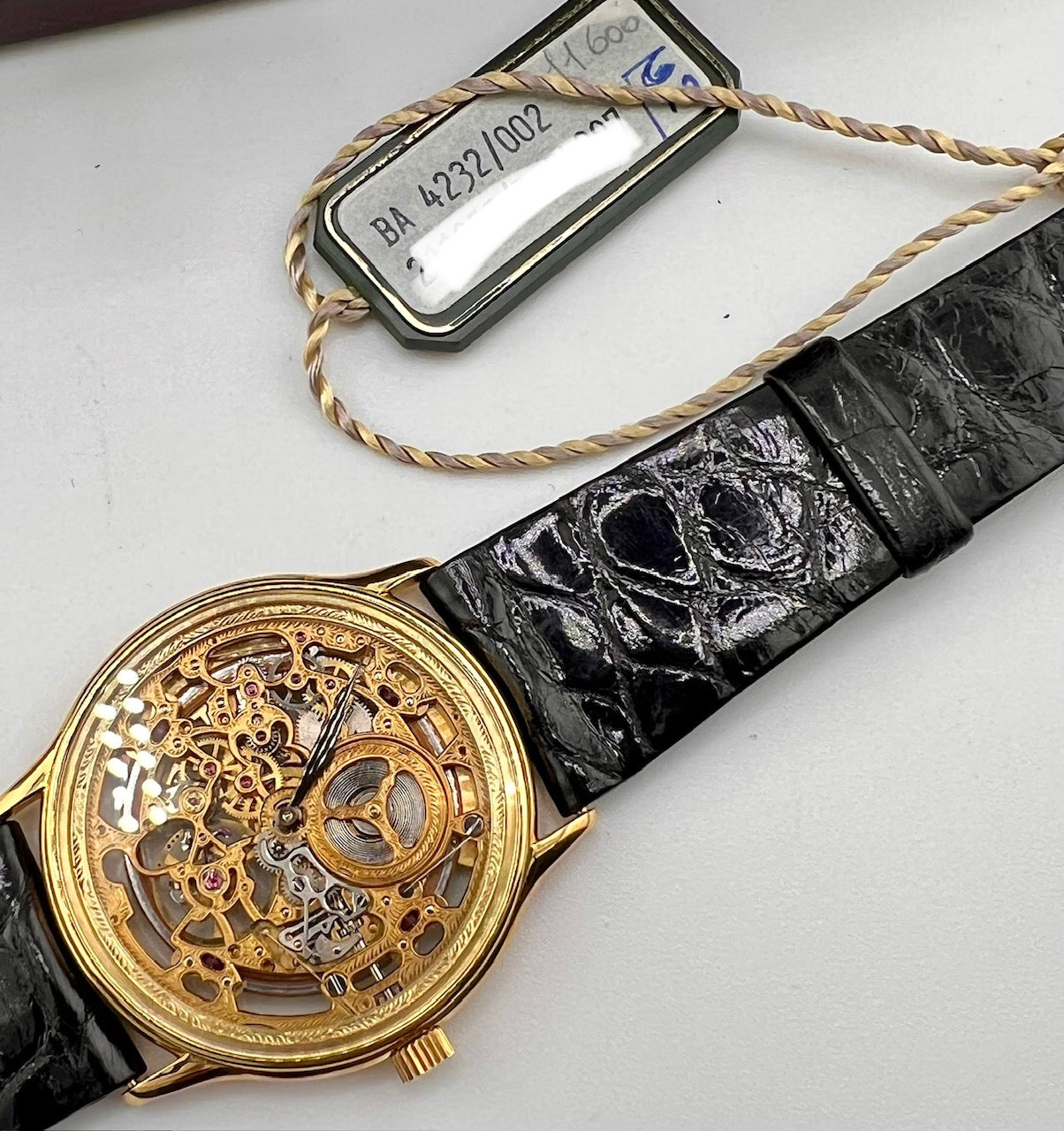 Audemars Piguet Skeleton BA4232 NOS condition very rare 35mm yellow gold