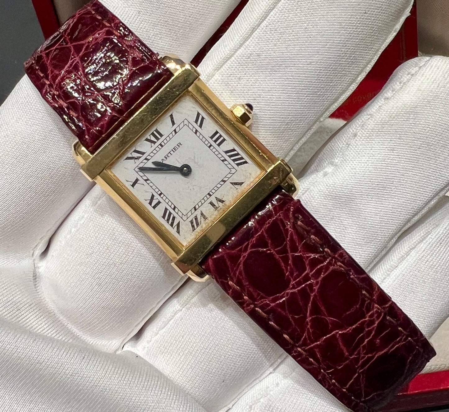 Cartier Montre Cartier Tank En Chinoise Vers 8105 full set Quarz