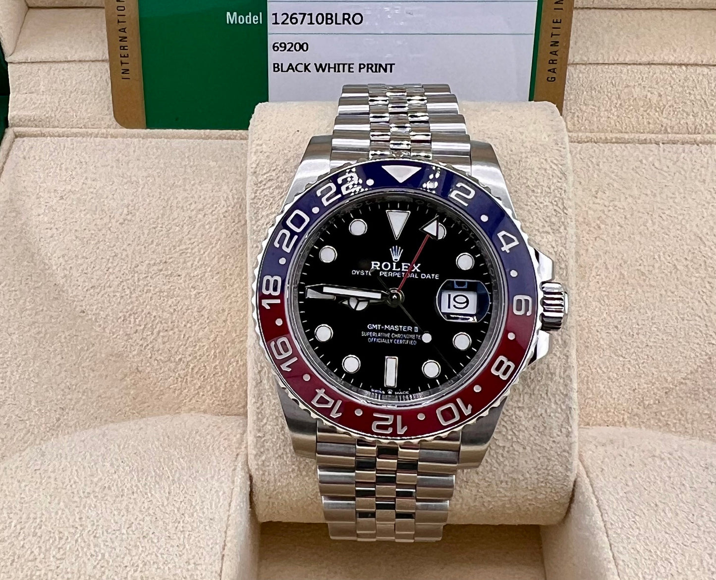 Rolex GMT-Master II 126710BLRO ''Pepsi'' Jubilèe 2019 Ita