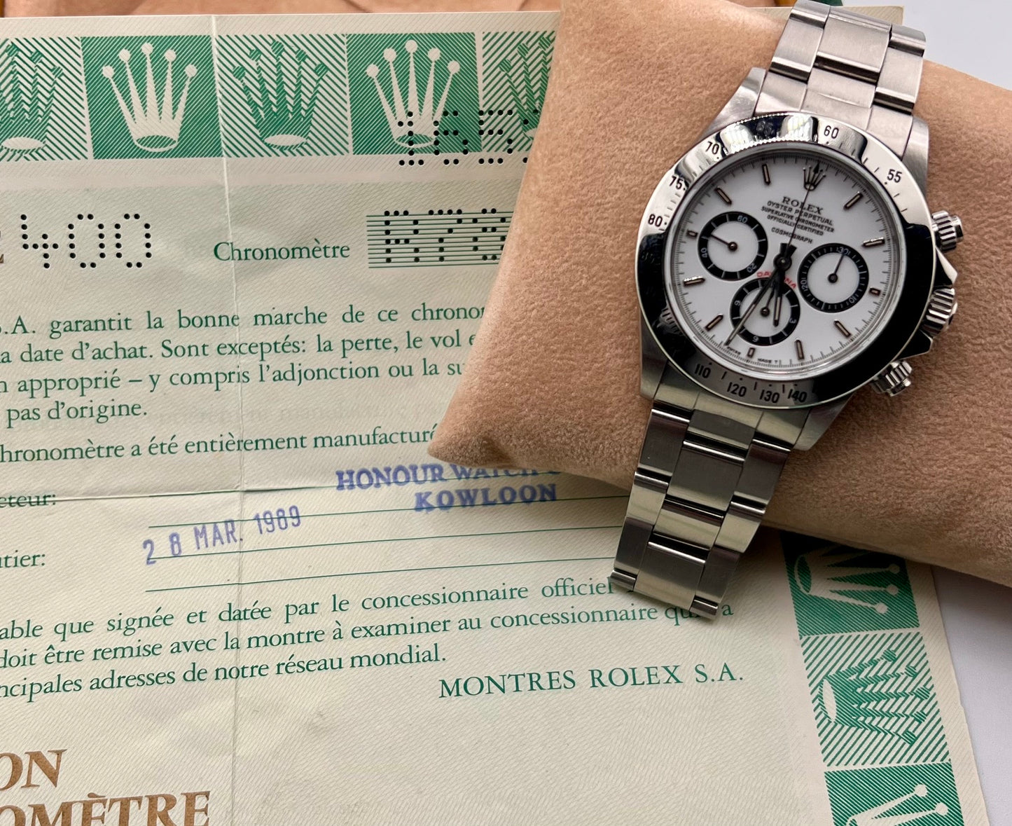 Rolex Daytona 16520 Zenith R Serial ''Porcellana'' Dial 1989