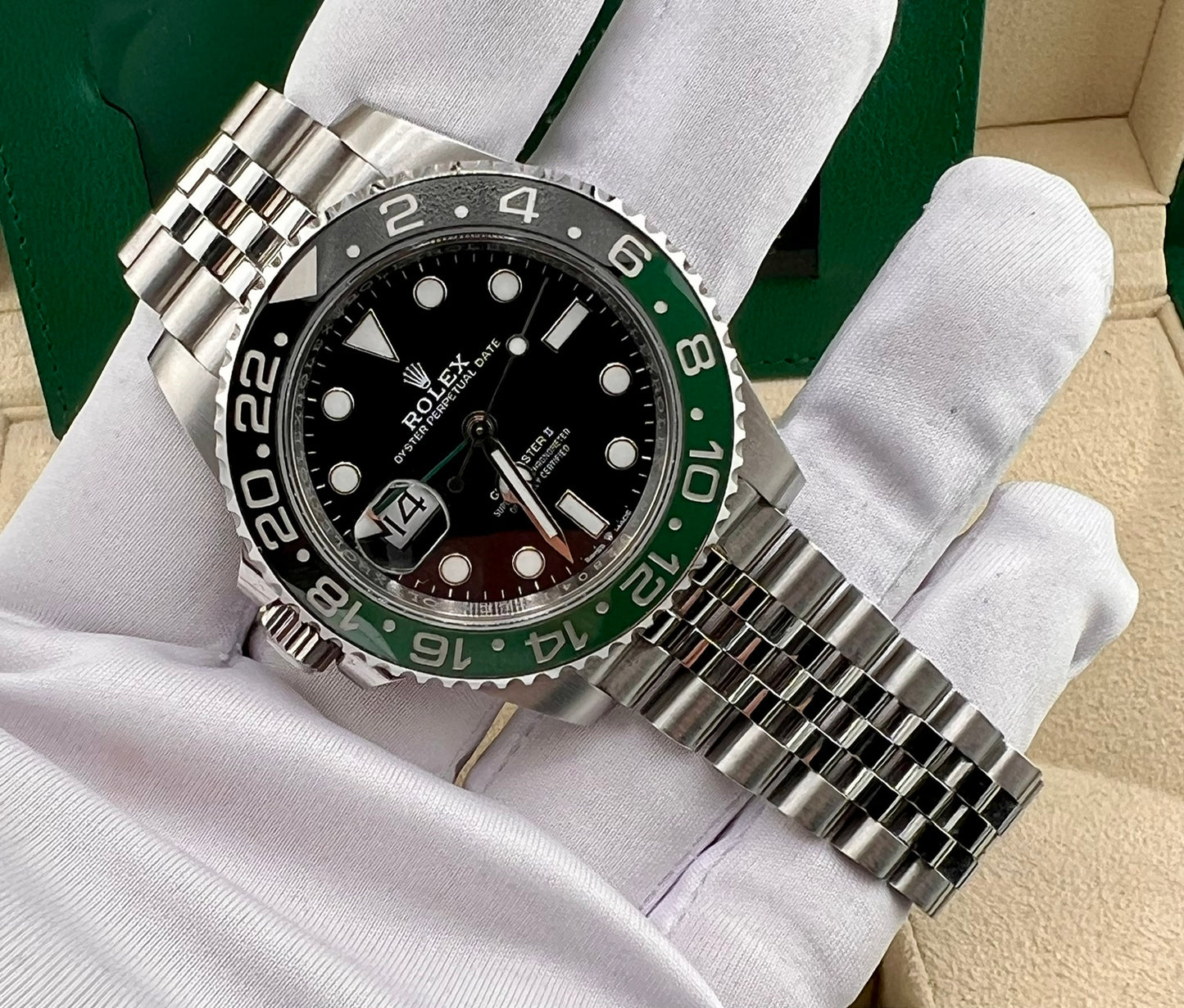 Rolex GMT-Master II 126720VTNR ''Sprite'' Jubilèe 2024 Full Set