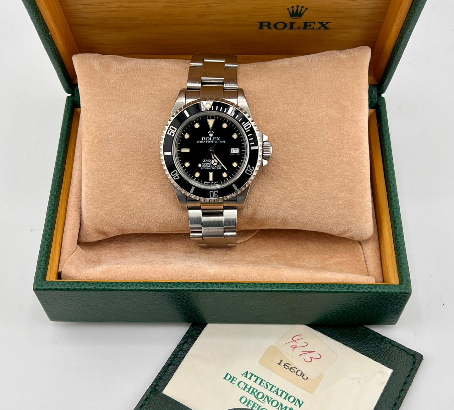 Rolex Sea-Dweller 16600 1992 B&P 40mm Germania