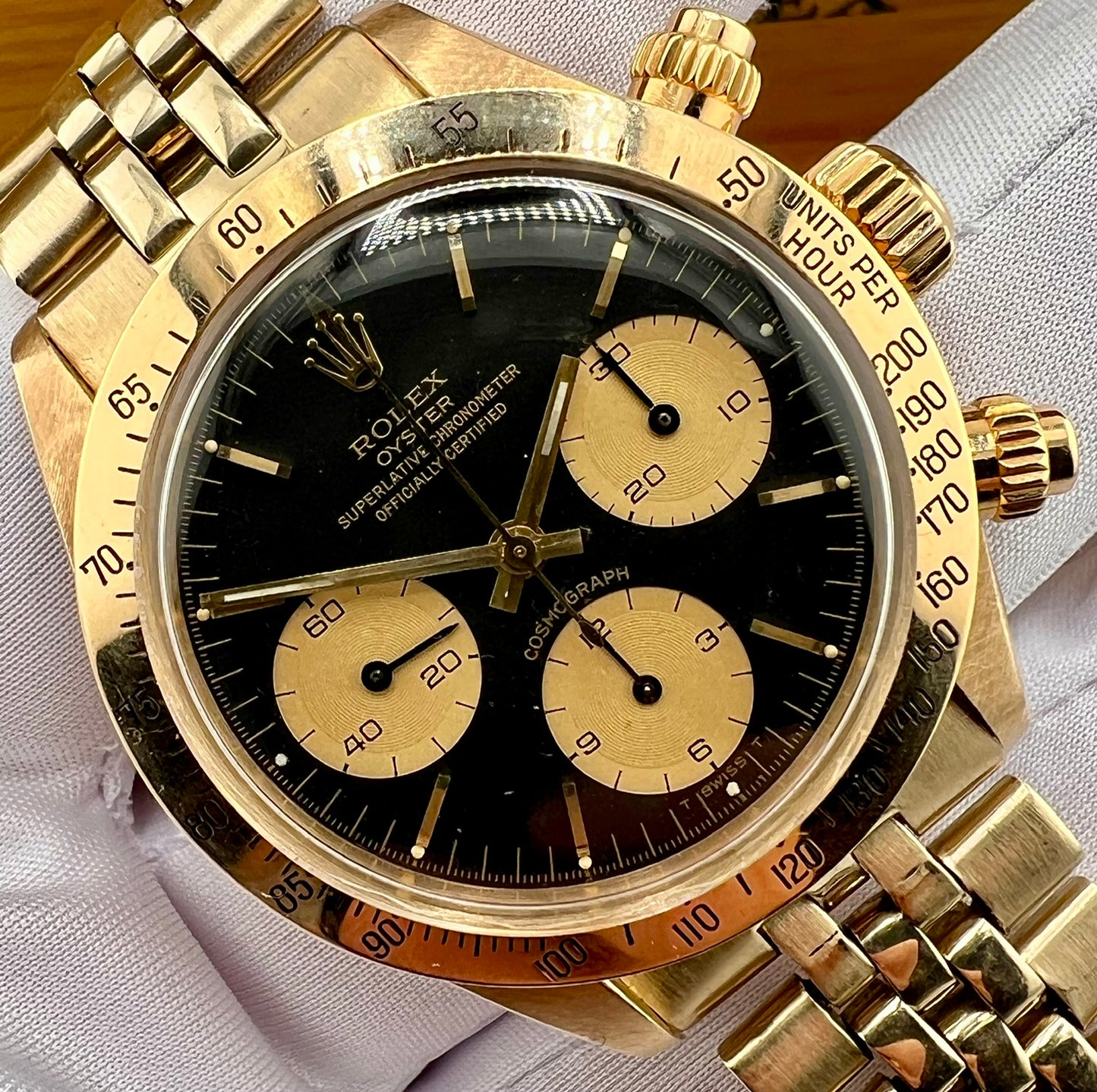 Rolex Daytona 6265 1977 14kt Jubilèe ''ovolini ''only watch