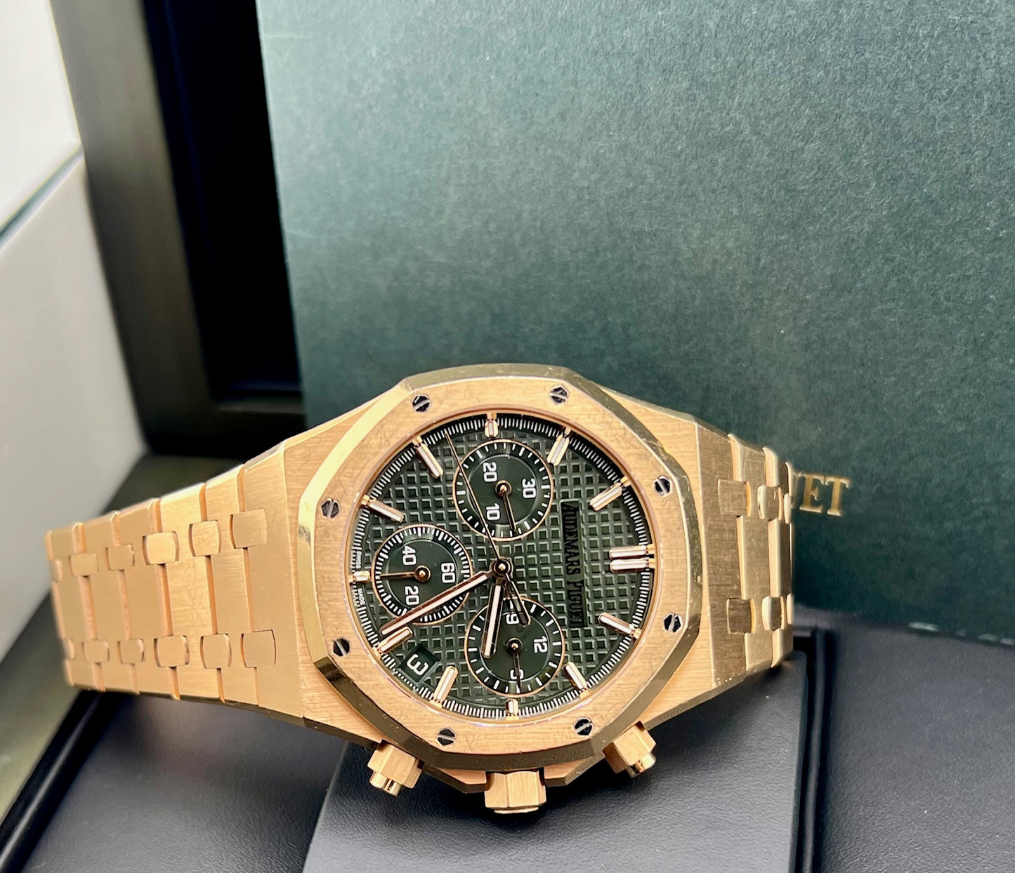 Audemars Piguet Royal Oak Chronograph 50th Anniversary 26240OR Green Dial 2022