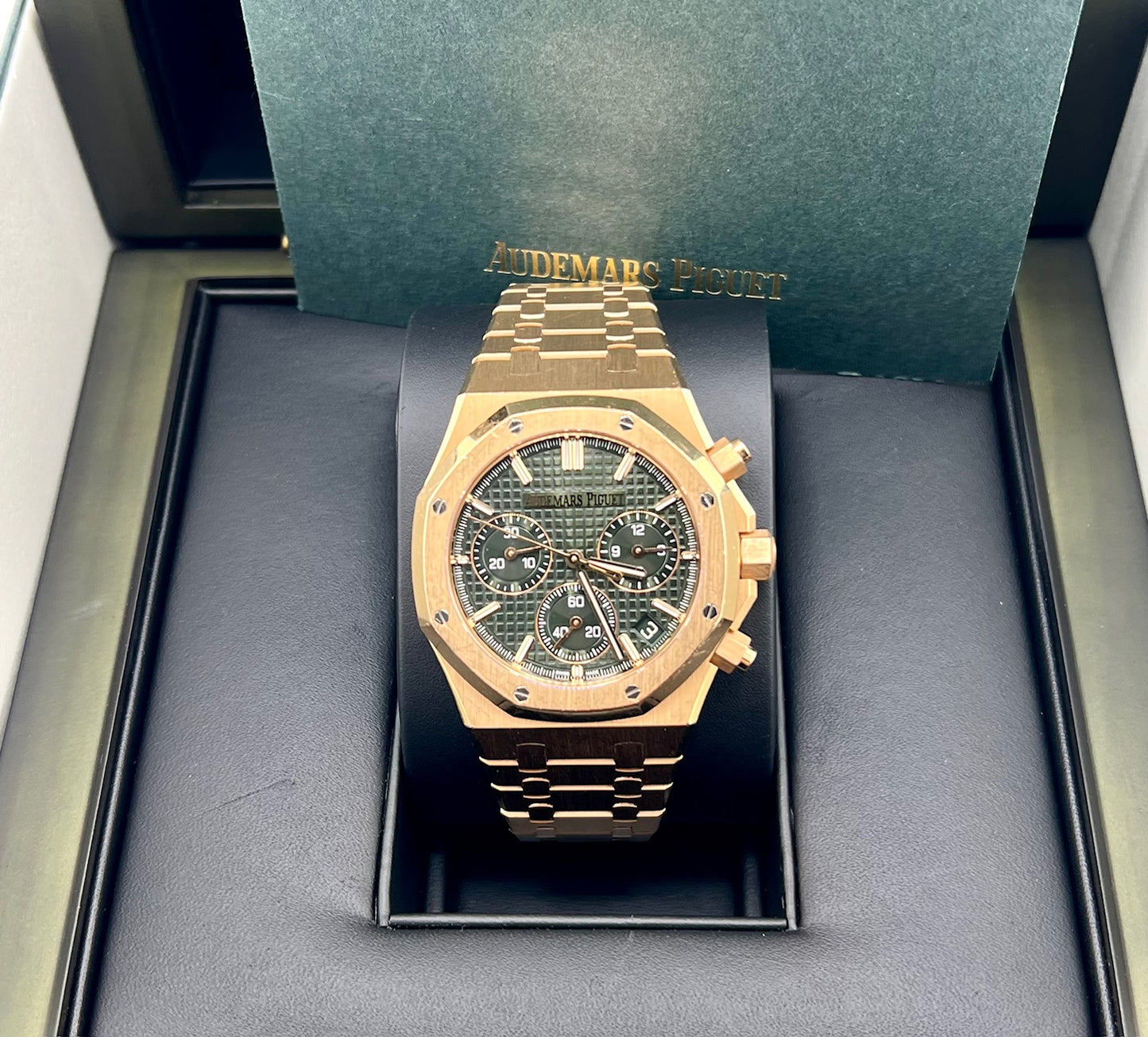 Audemars Piguet Royal Oak Chronograph 50th Anniversary 26240OR Green Dial 2022