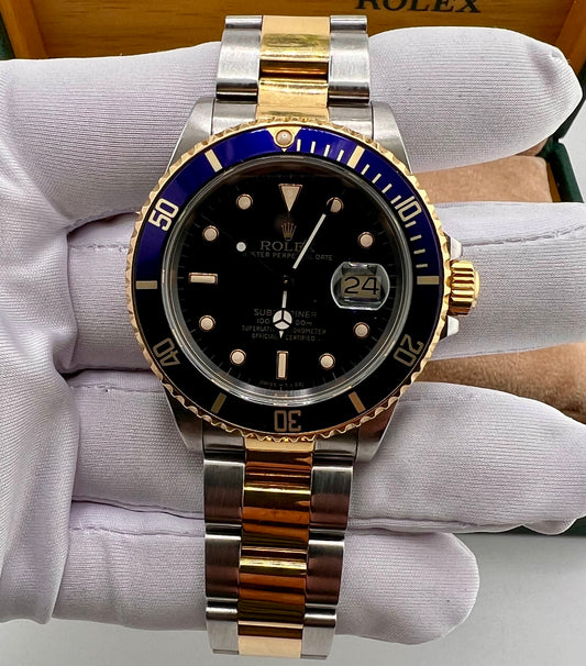Rolex Submariner Date 16803 Blue Dial only watch 1987
