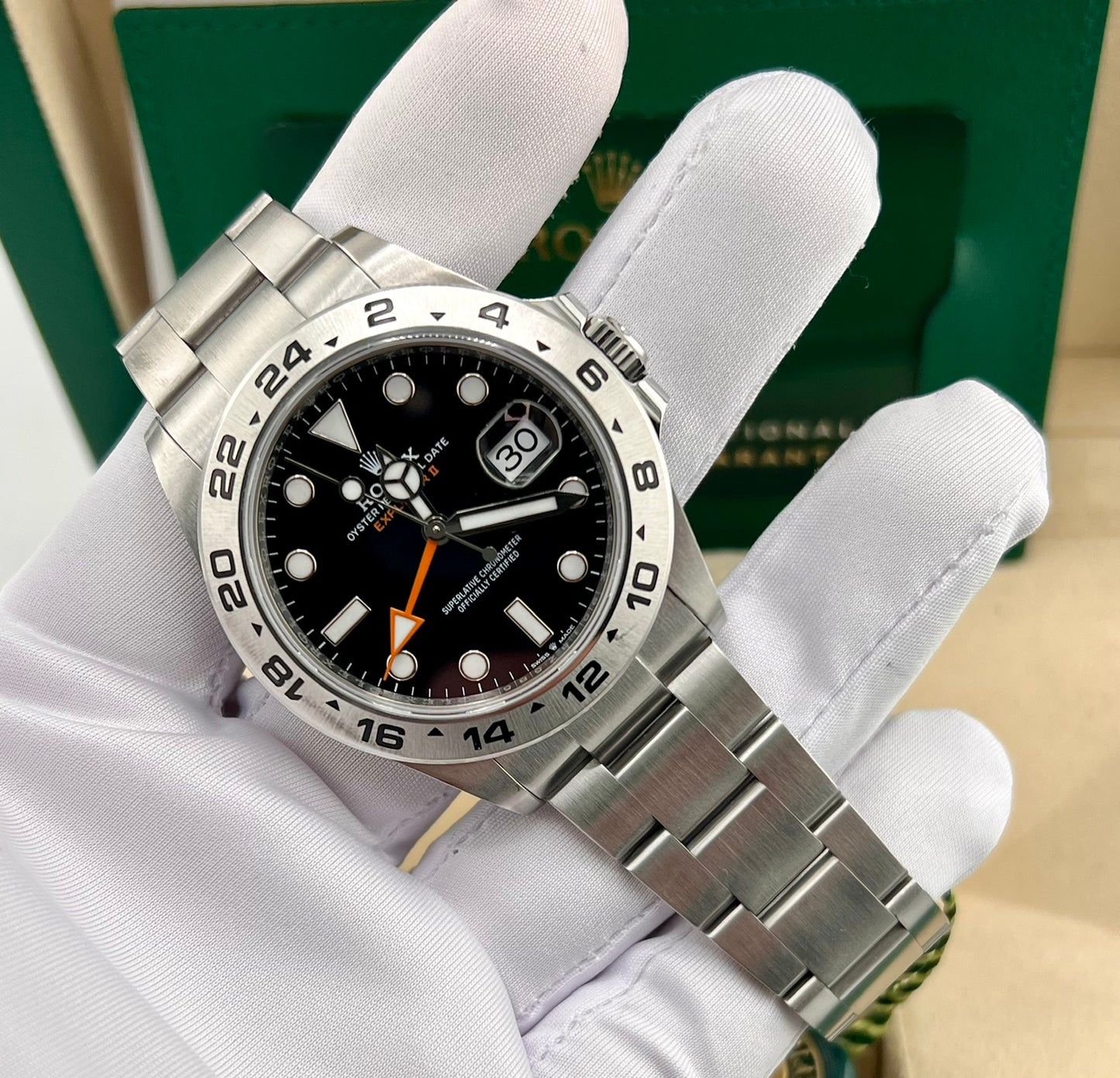 Rolex Explorer II 226570 Black Dial Full Set 2022