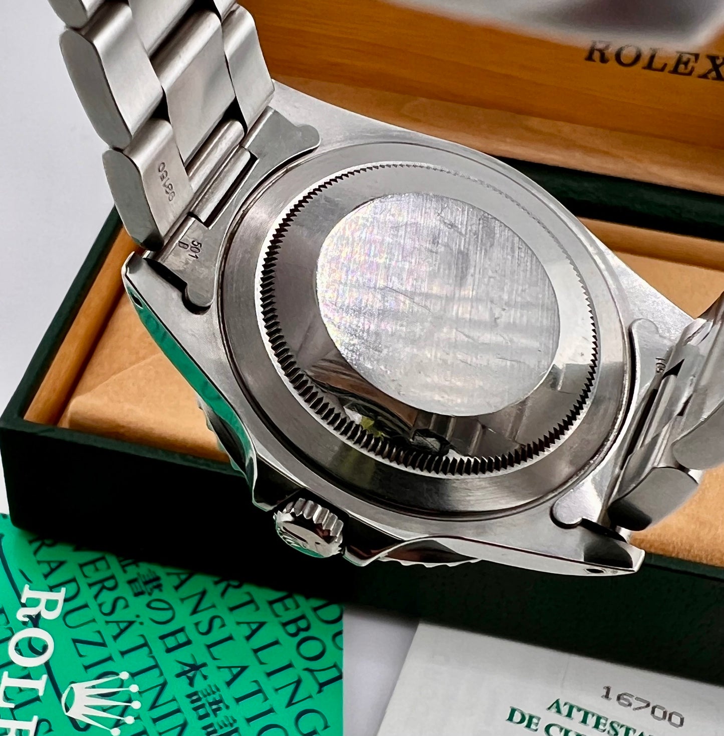 Rolex GMT-Master I 16700 Box&Paper Ita 1996