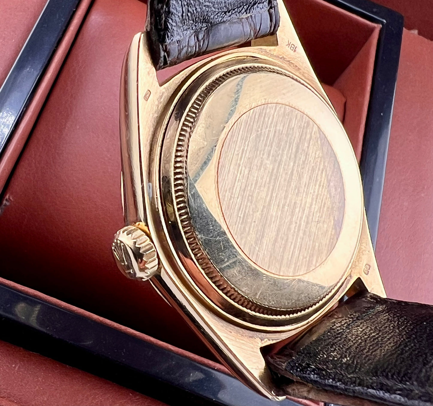 Rolex Day-Date 36mm 1803 Champagne Dial 1977 (Vetro zaffiro) solo orologio