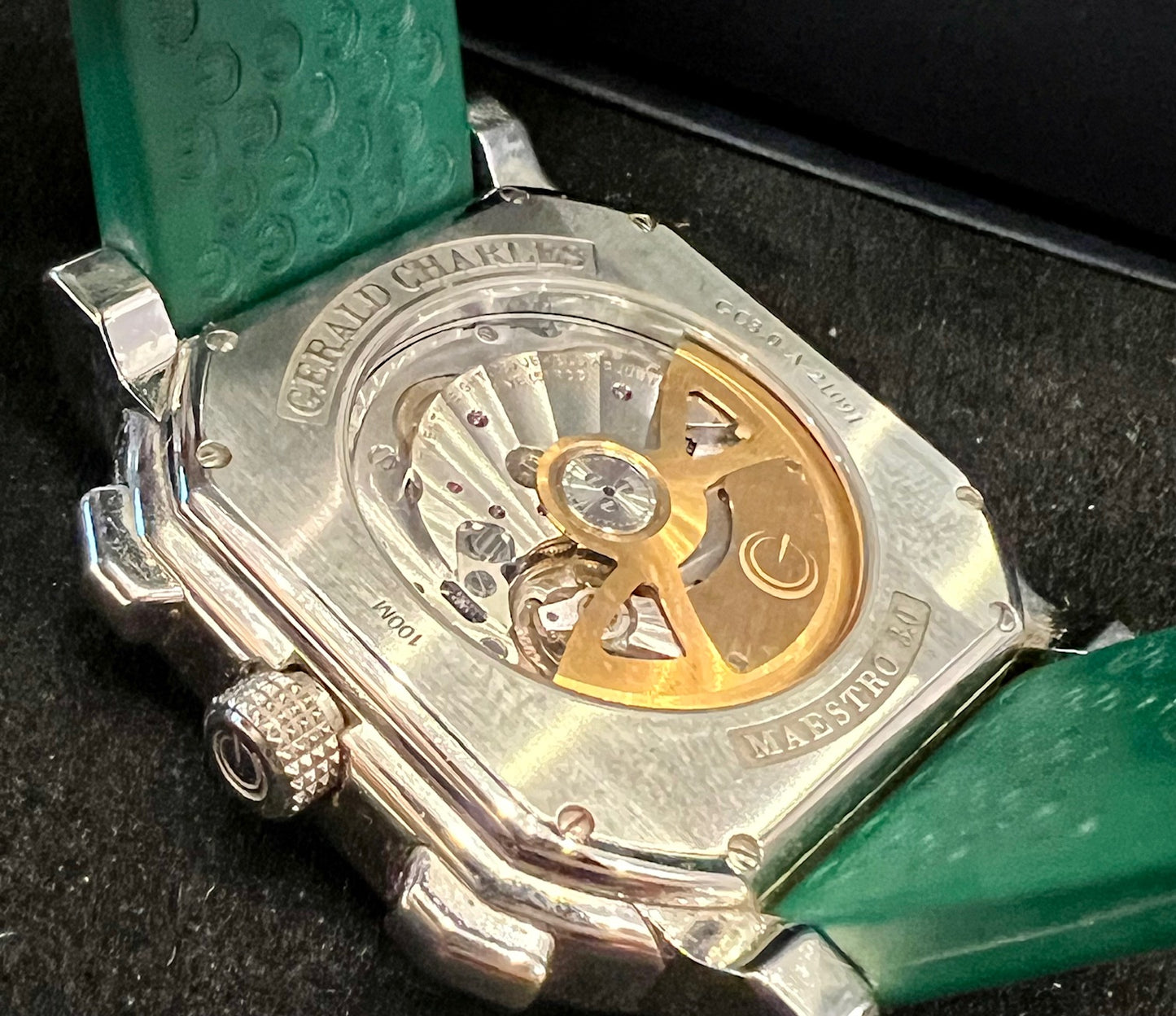Gerald Charles Maestro 3.0 Chronograph Green only watch solo orologio