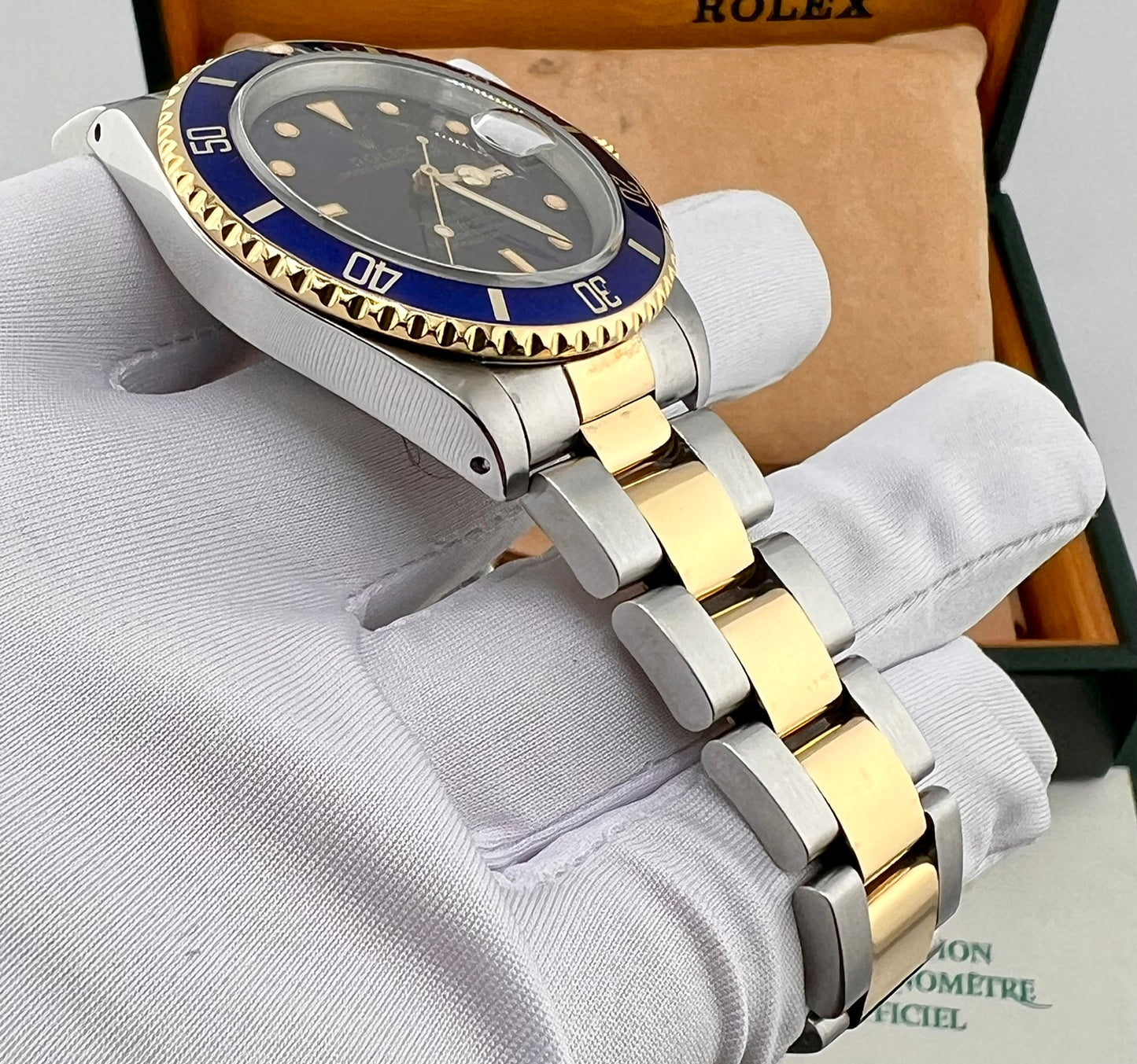 Rolex Submariner Date 16613 Blue Dial Full Set 1991 (Scozia)