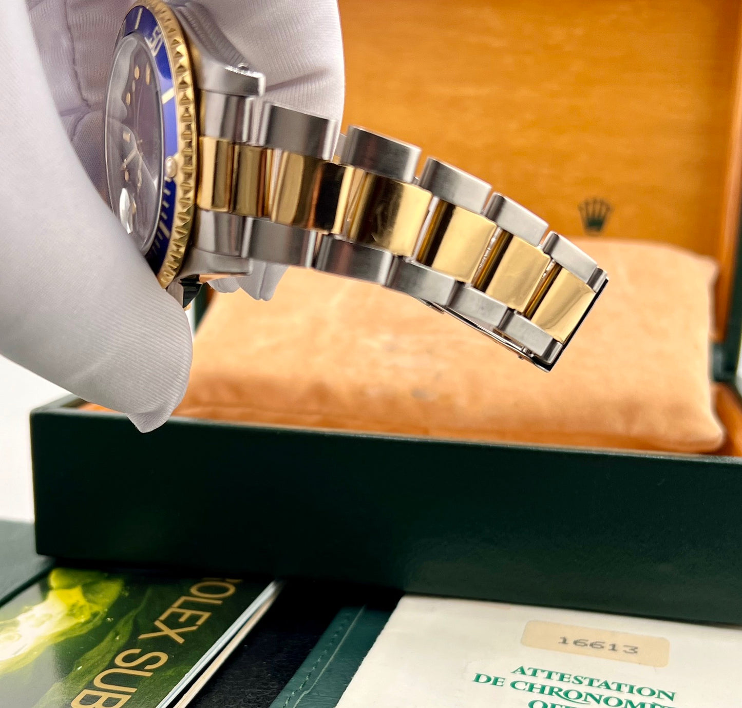 Rolex Submariner Date 16613 Blue Dial Full Set 1991 (Scozia)