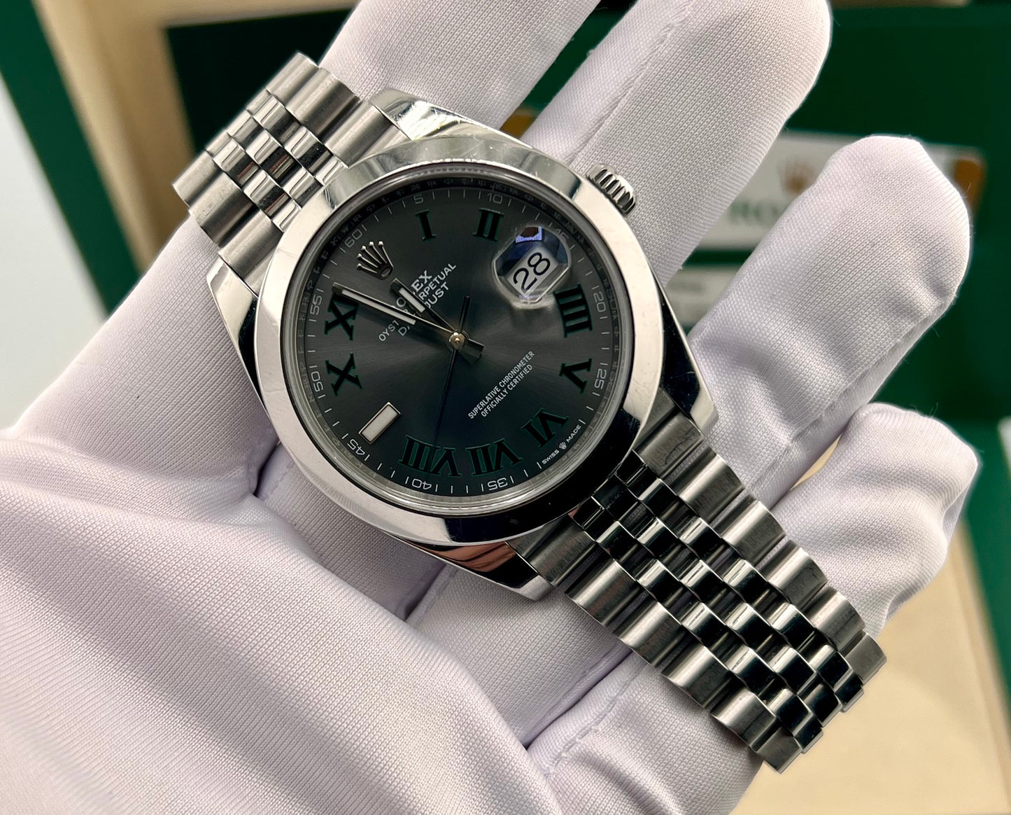 Rolex Datejust 41mm 126300 Wimbledon Jubilèe 2018 ITA