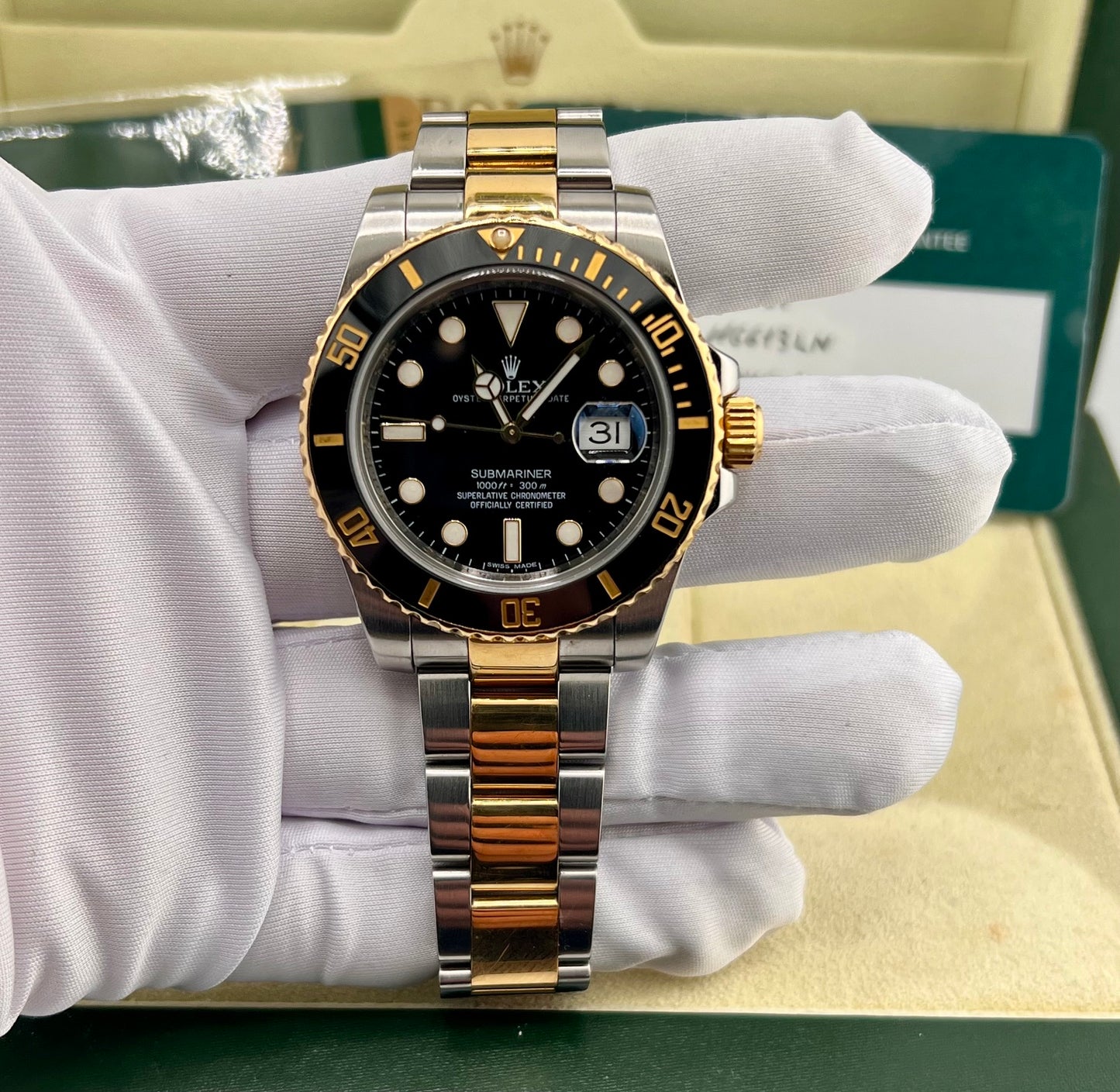 Rolex Submariner Date 40mm 116613LN 2013 Ita + Service 2022