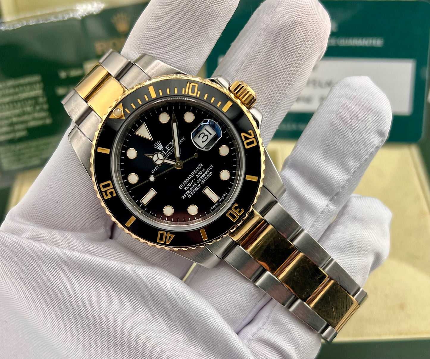 Rolex Submariner Date 40mm 116613LN 2013 Ita + Service 2022