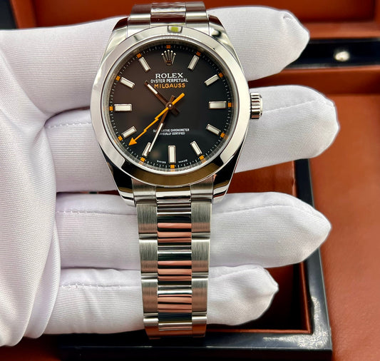 Rolex Milgauss 116400 Black Dial 2008 only watch 40mm