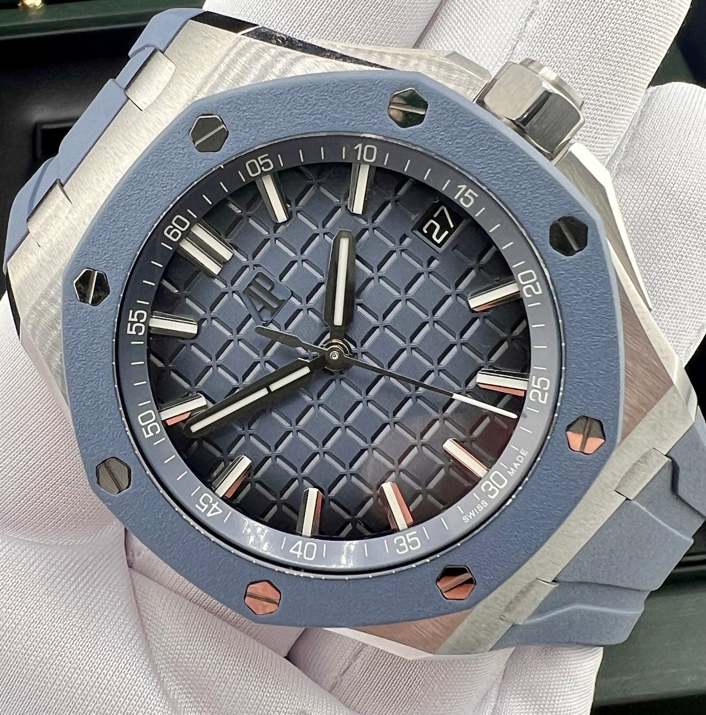 Audemars Piguet Royal Oak Offshore Blue 15605SK New 2026 43mm