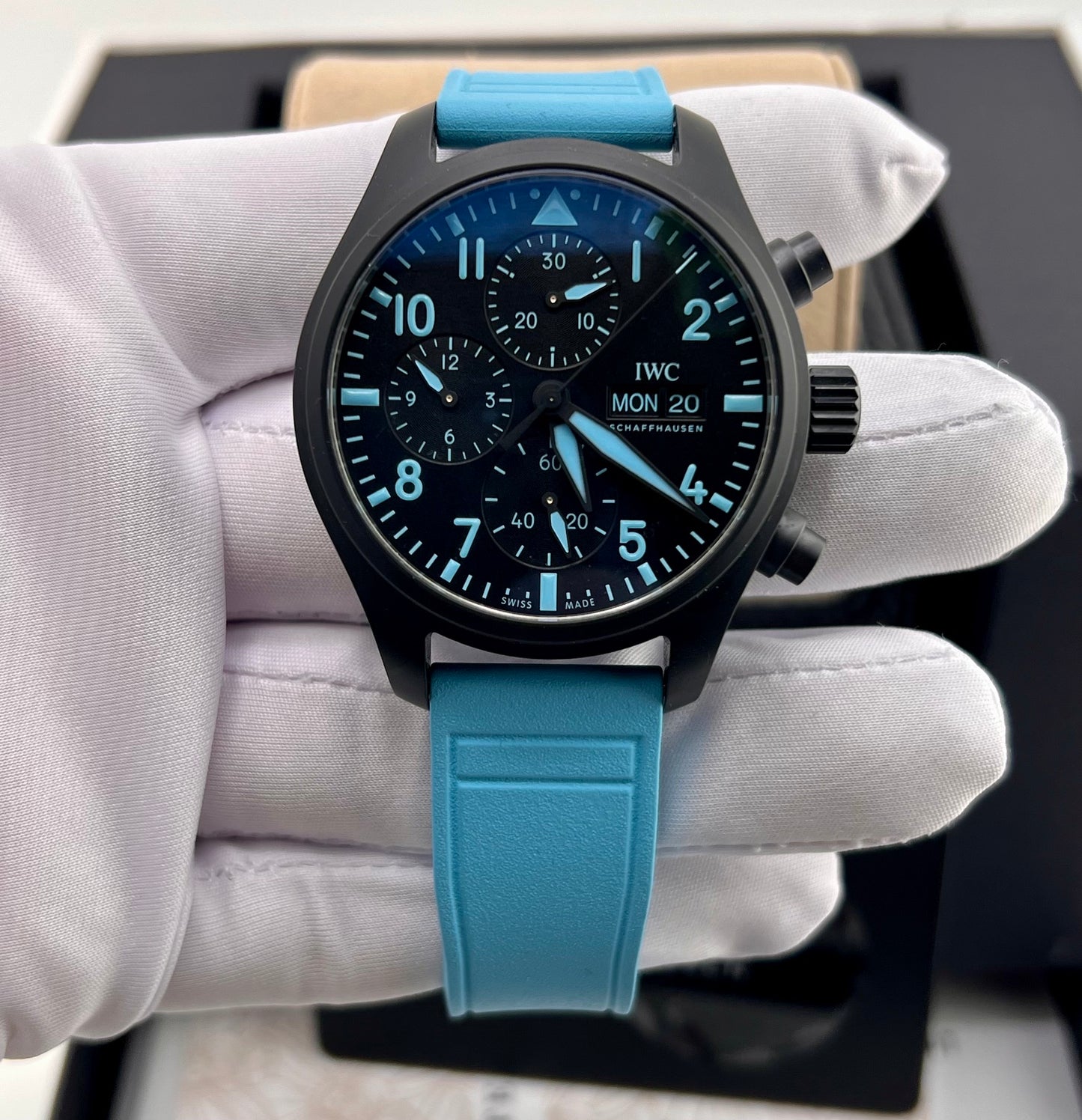 IWC Watch Chronograph 41 George Russell Pilot's IW389411 2026 NEW