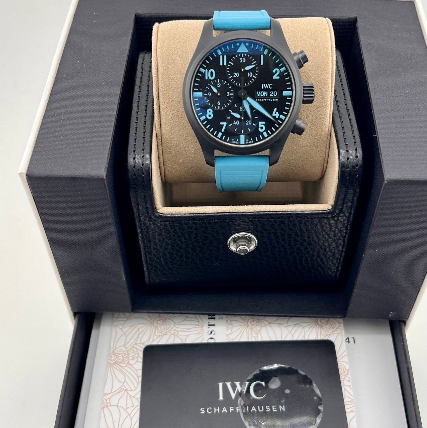 IWC Watch Chronograph 41 George Russell Pilot's IW389411 2026 NEW