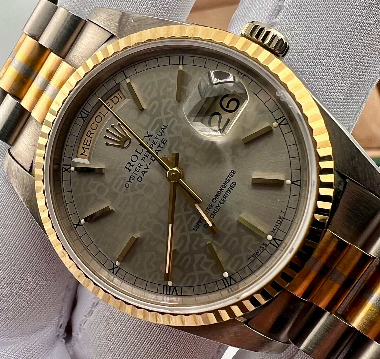 Rolex Day-Date 36mm 18239B Tridor 1989 top condition only watch