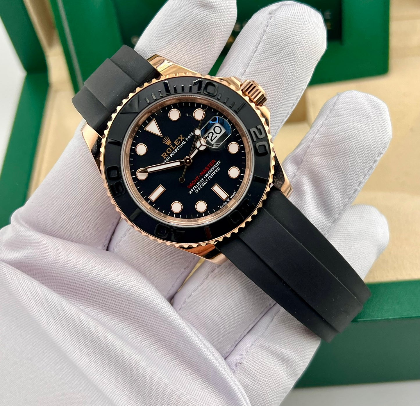Rolex Yacht-Master 40mm 126655 Oysterflex 2024 full set