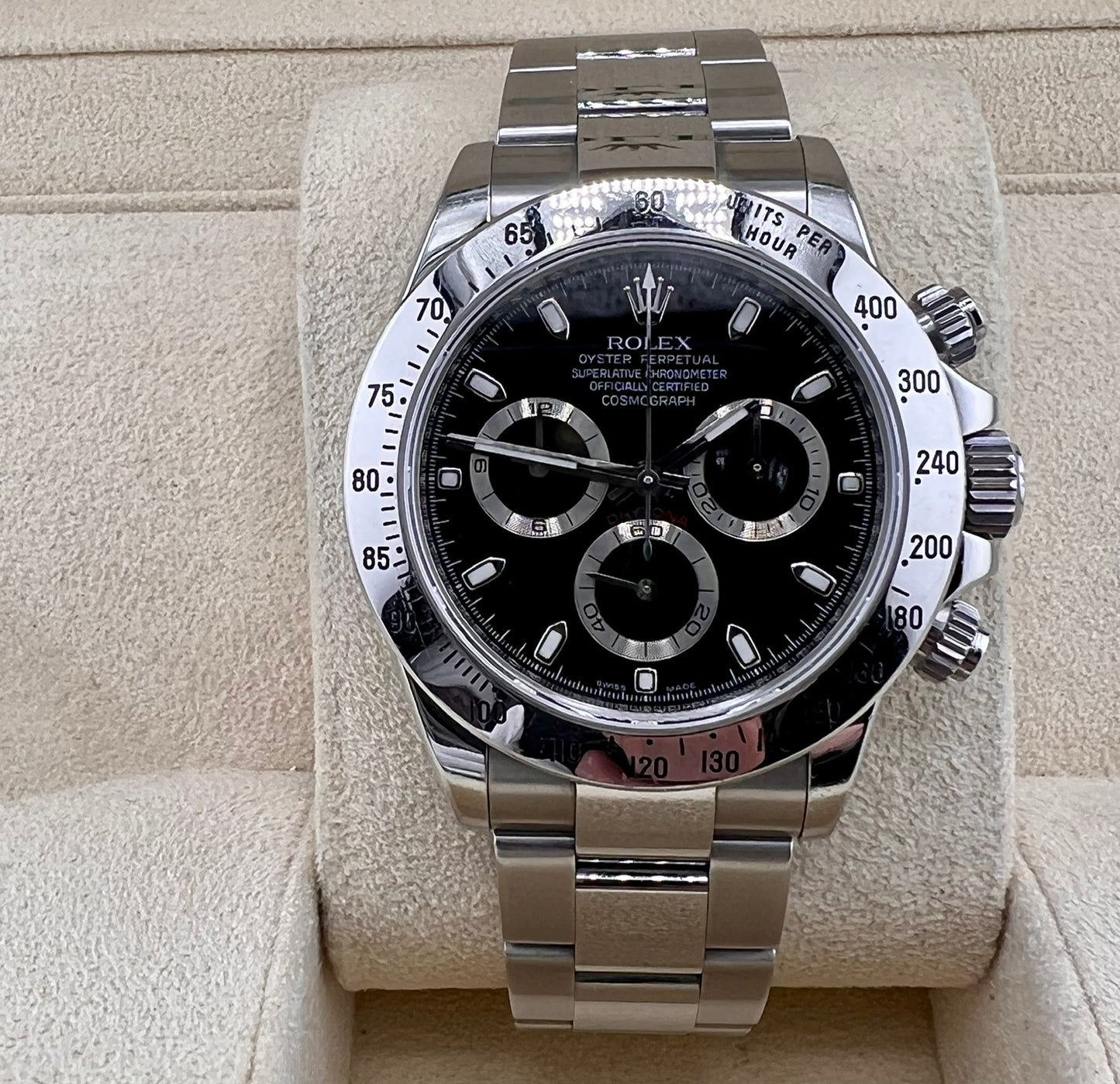 Rolex Daytona 116520 Black Dial 2009 Ser V , only watch , No Paper Rolex No Box