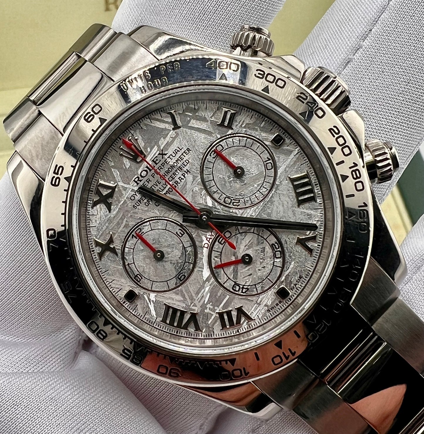 Rolex Daytona 116509 Meteorite Dial 2008 No Box No Paper Rolex 10links