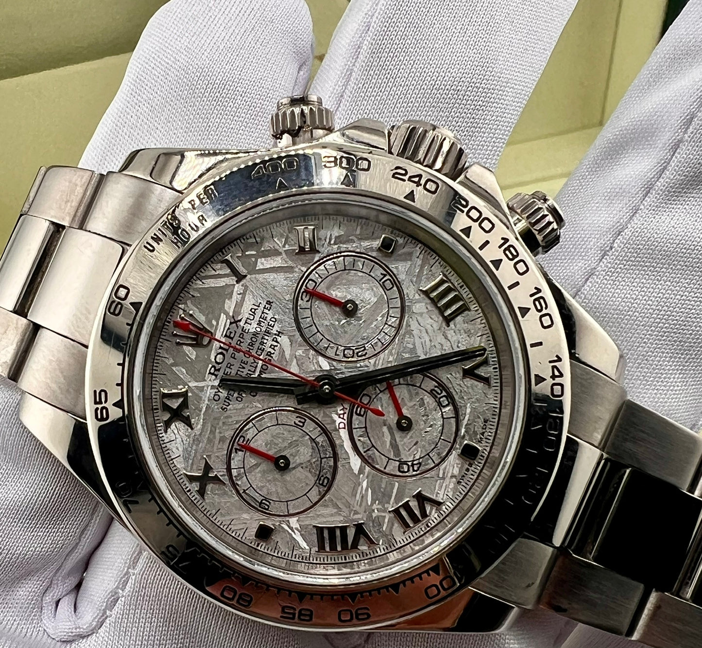 Rolex Daytona 116509 Meteorite Dial 2008 No Box No Paper Rolex 10links