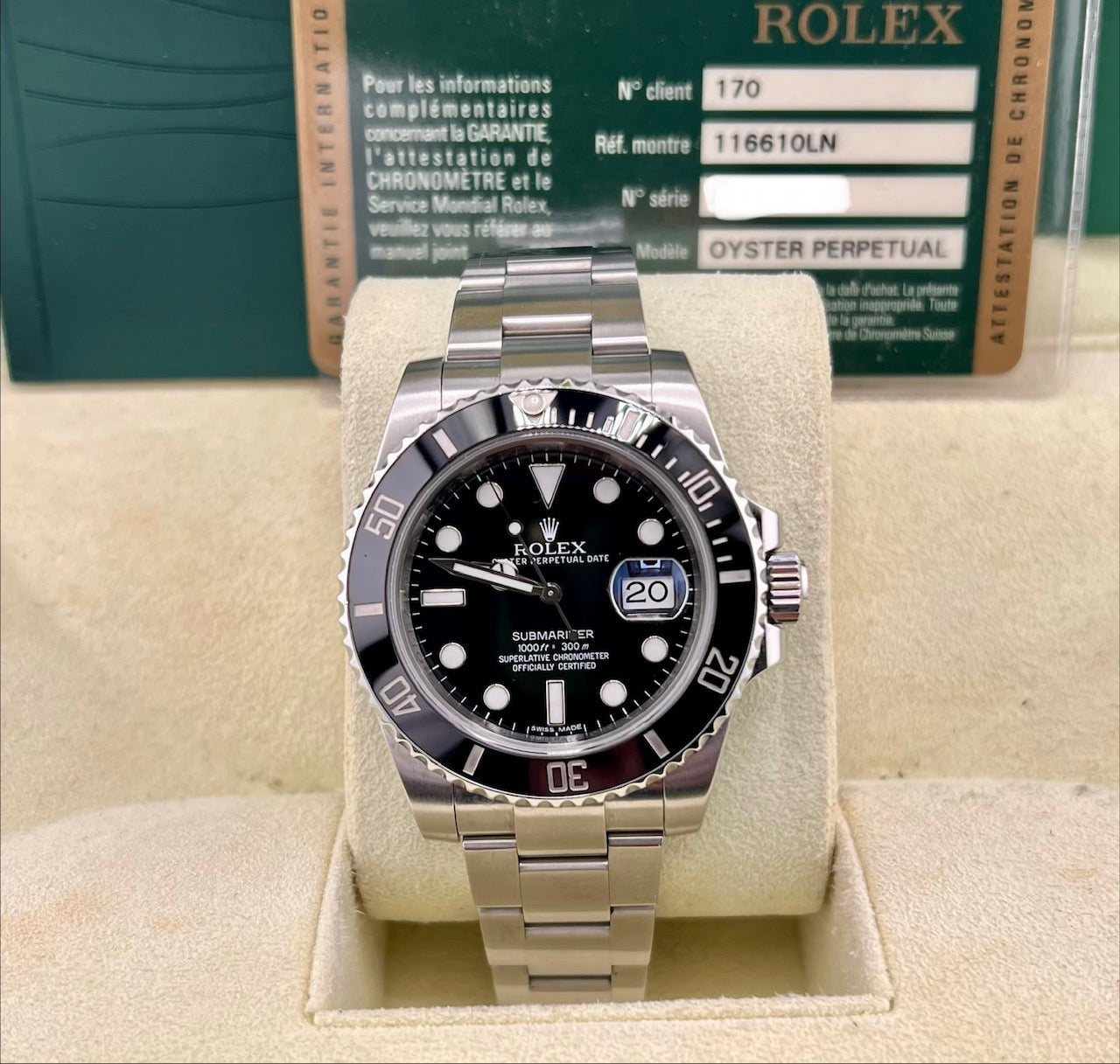 Rolex Submariner Date 116610LN 40mm 2012 Ita