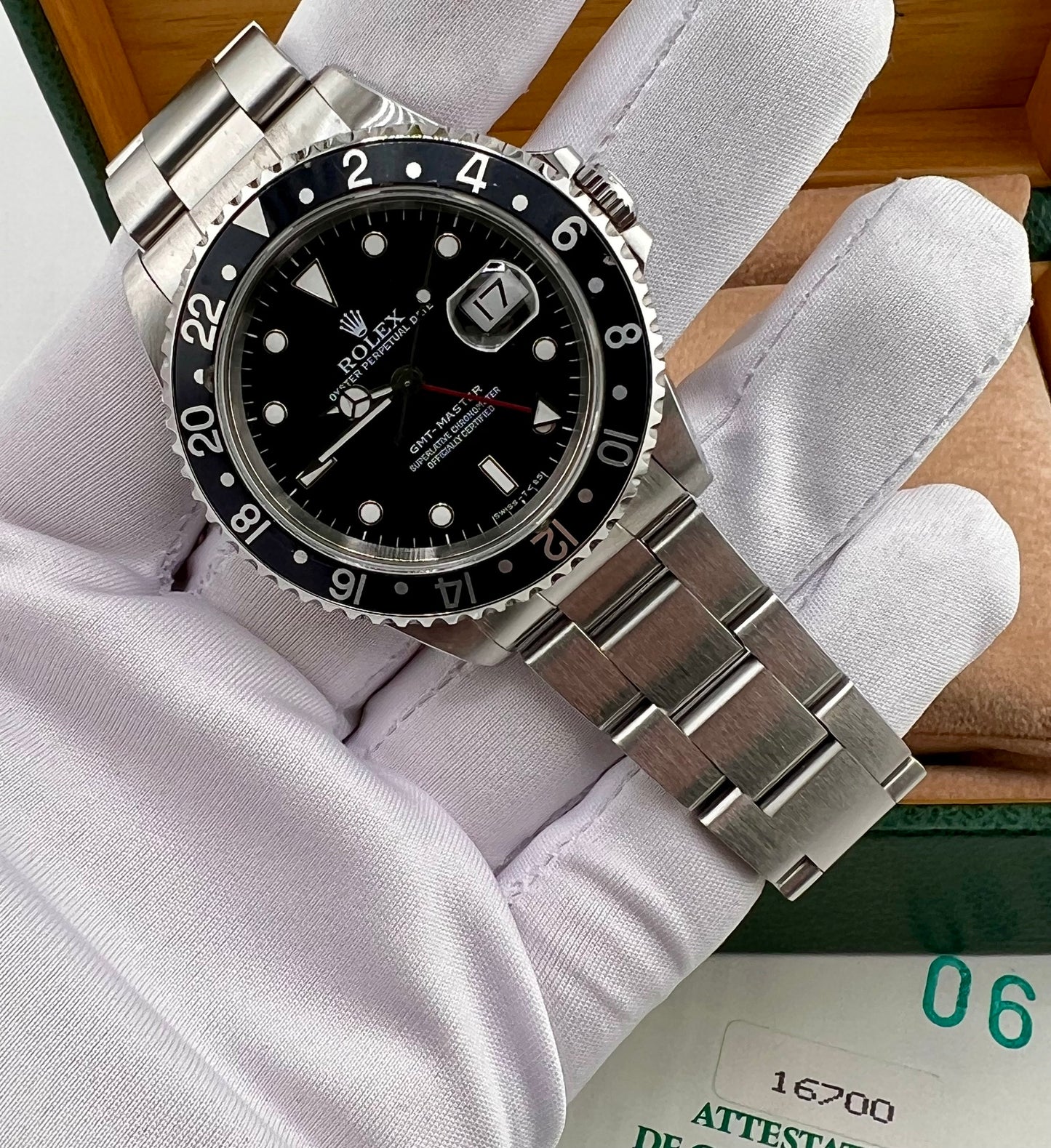 Rolex GMT-Master I 16700 Box&Paper Ita 1996