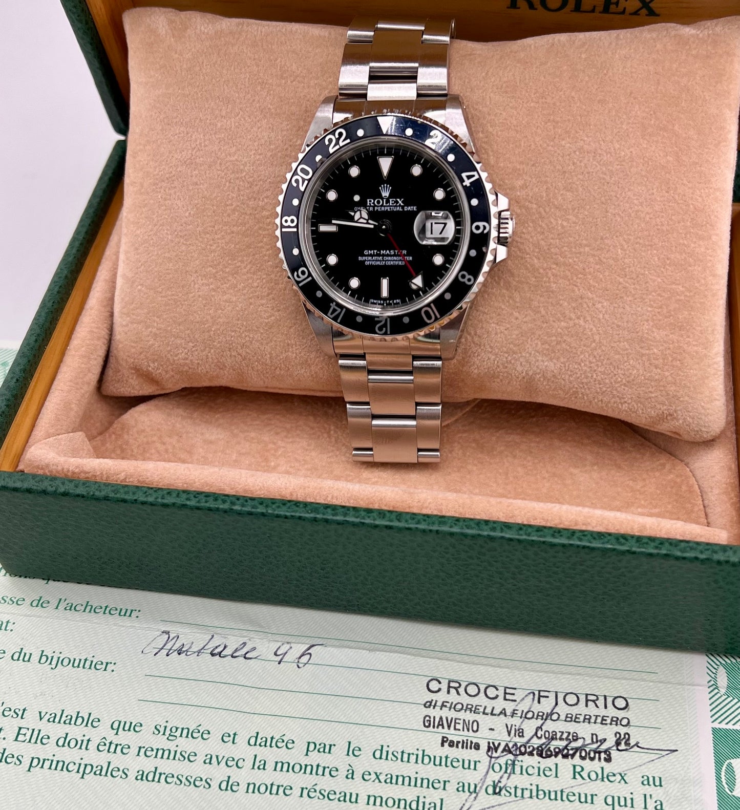 Rolex GMT-Master I 16700 Box&Paper Ita 1996