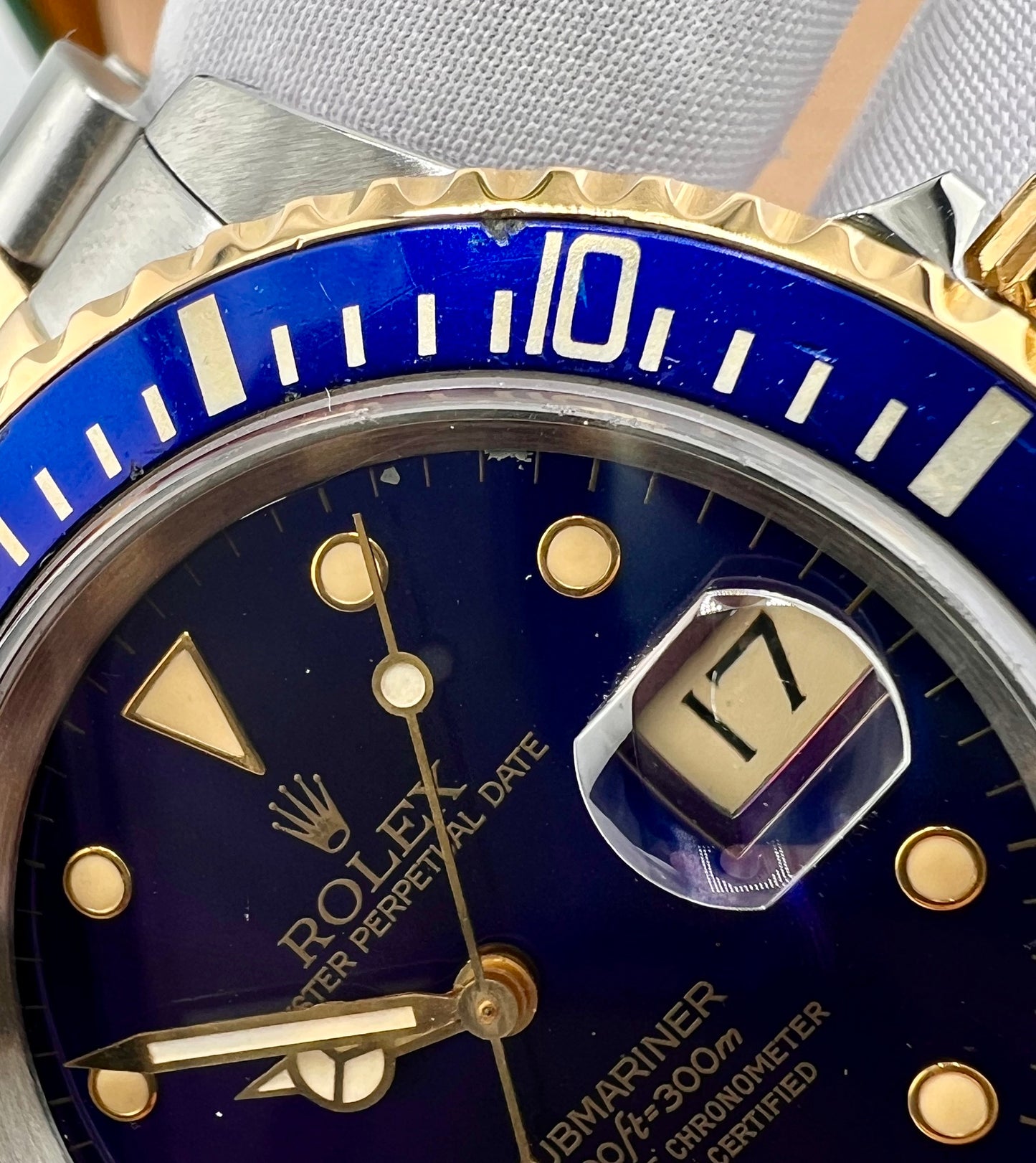 Rolex Submariner Date 16613 Blue Dial Full Set 1991 (Scozia)